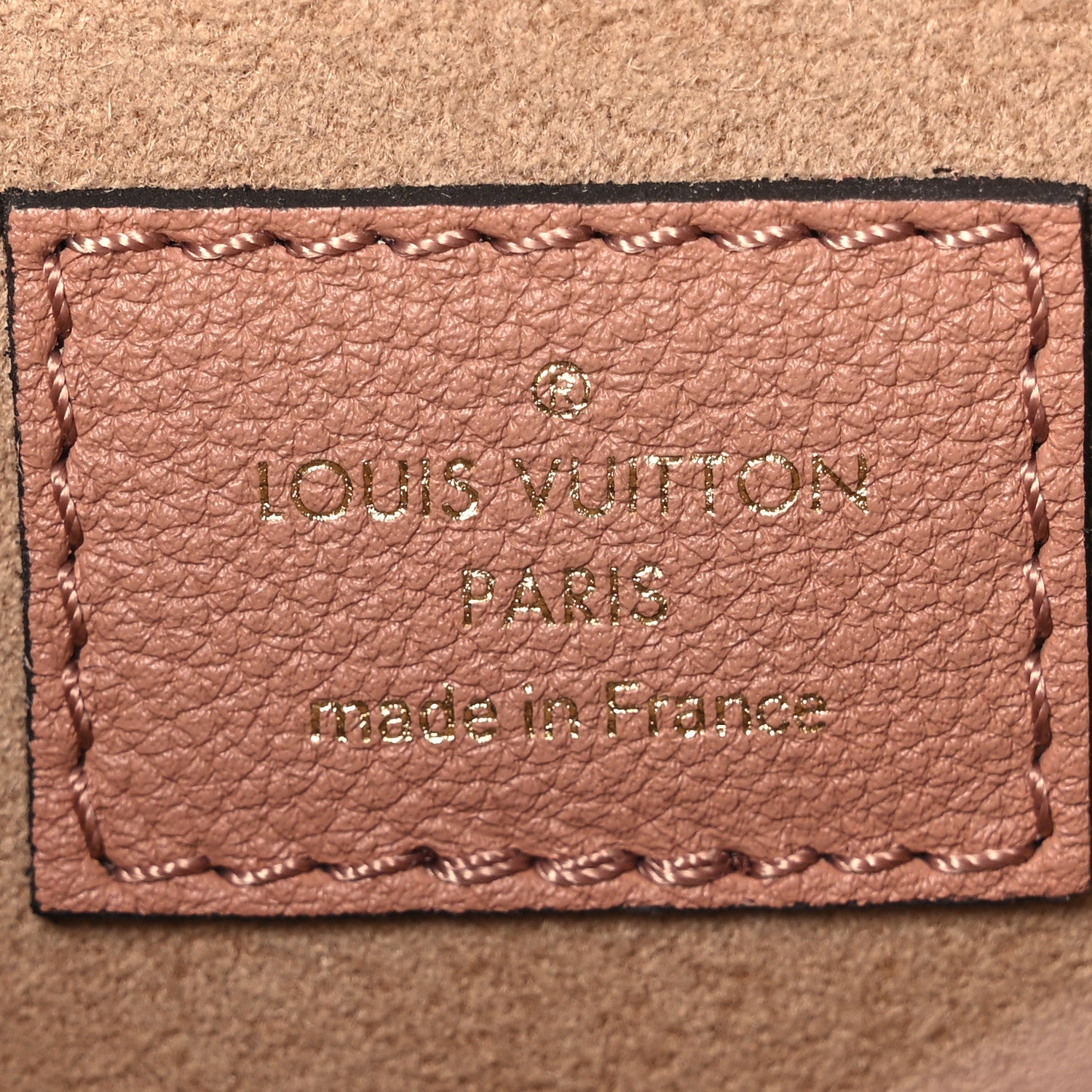Grained Calfskin Lockme Chain Bag PM Rose Silk