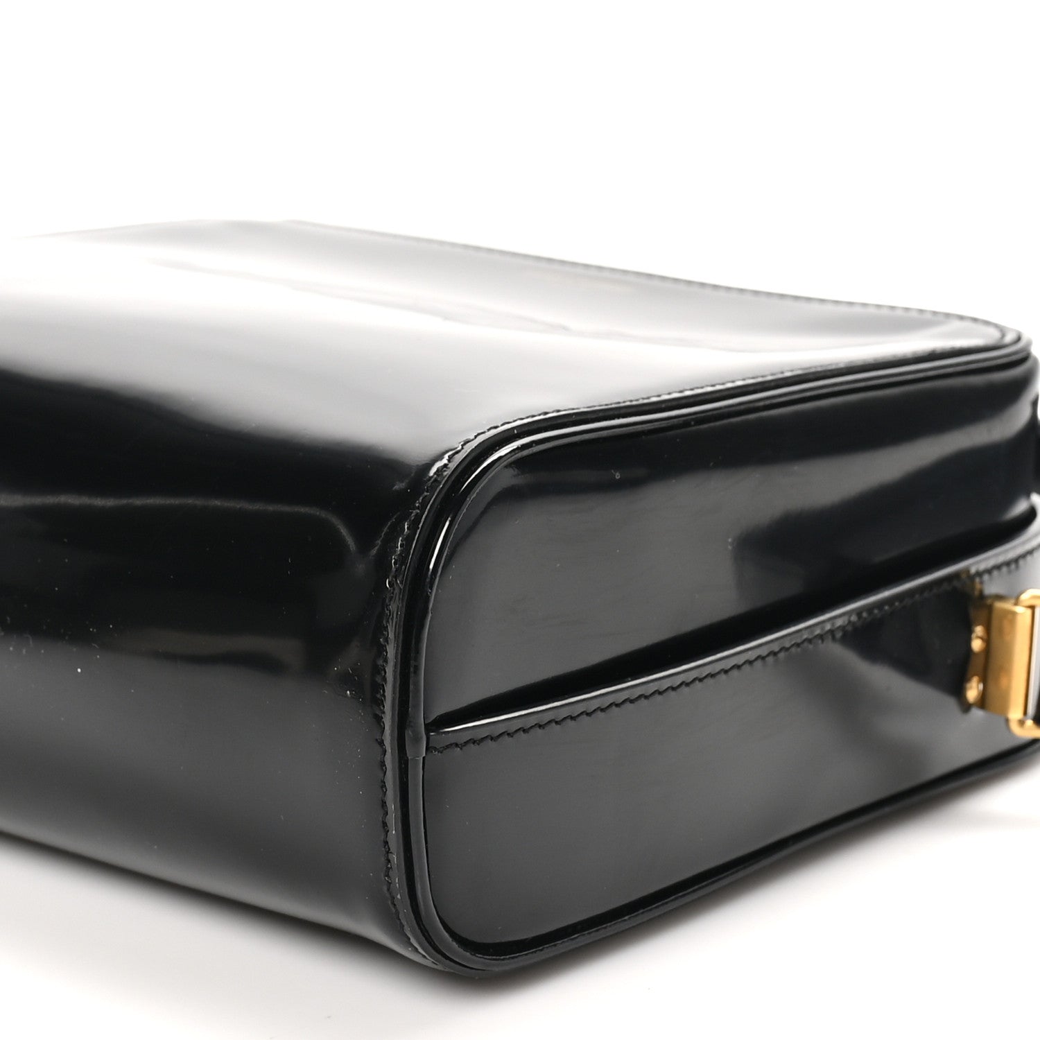 Brushed Calfskin Anais Shoulder Bag Black