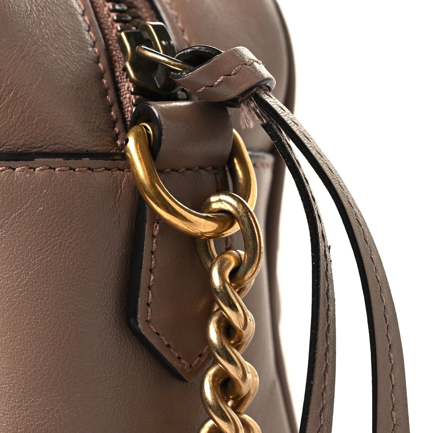 Calfskin Matelasse Small GG Marmont Chain Shoulder Bag Porcelain Rose