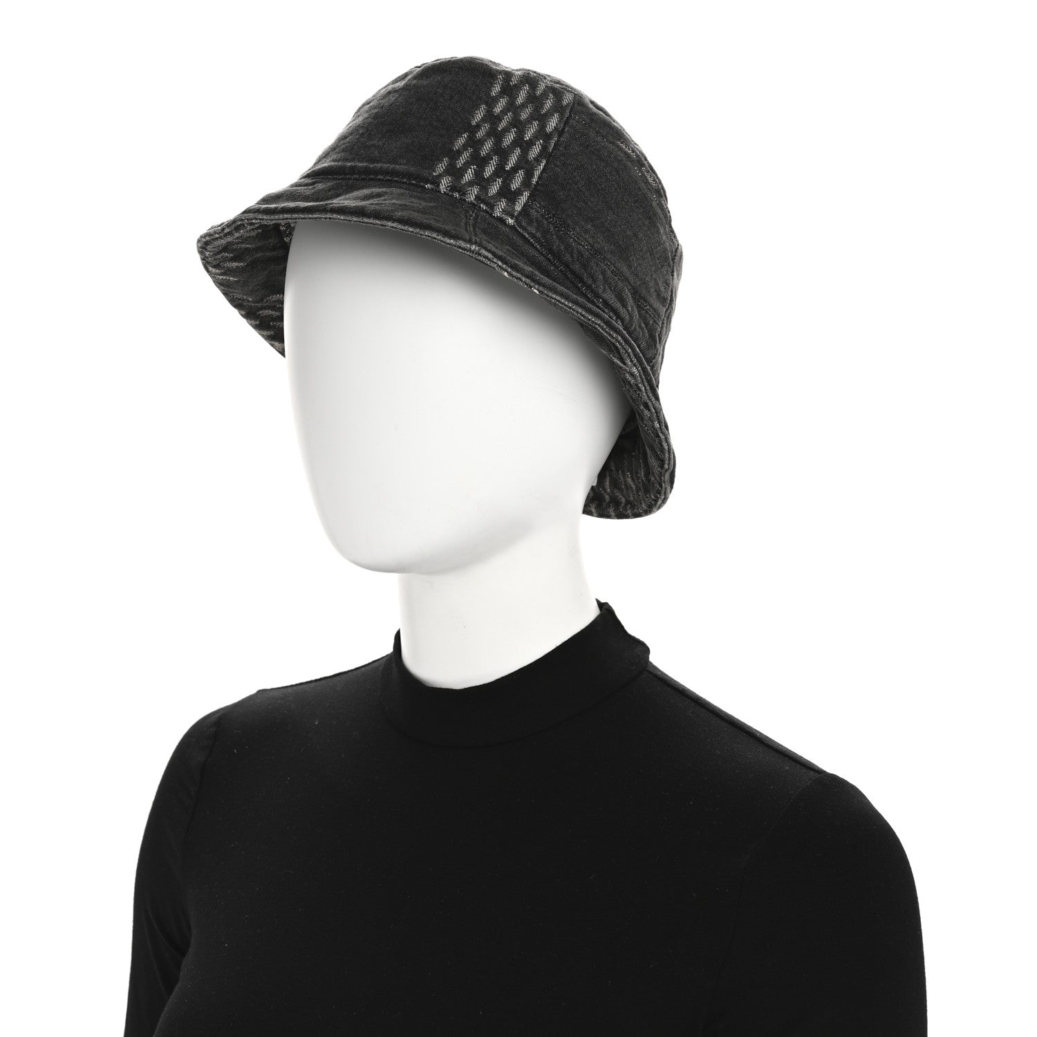 x NIGO Monogram Giant Denim Giant Damier Wave Sun Hat 60 Gray