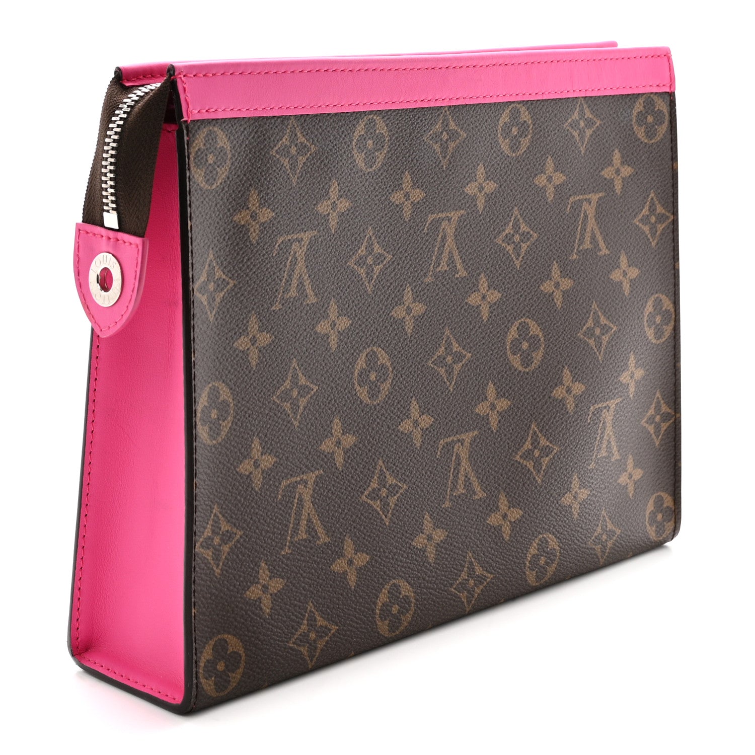 Monogram Macassar Pochette Voyage MM Fuchsia