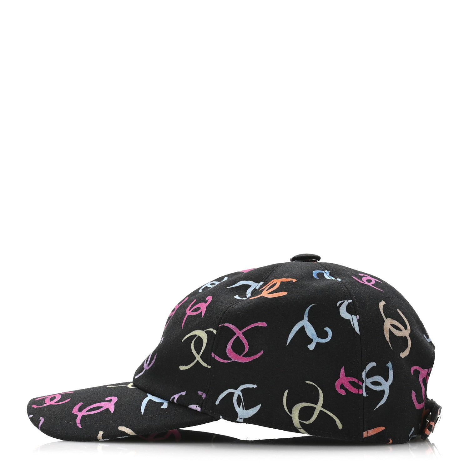 Cotton CC Cap Hat Black Multicolor
