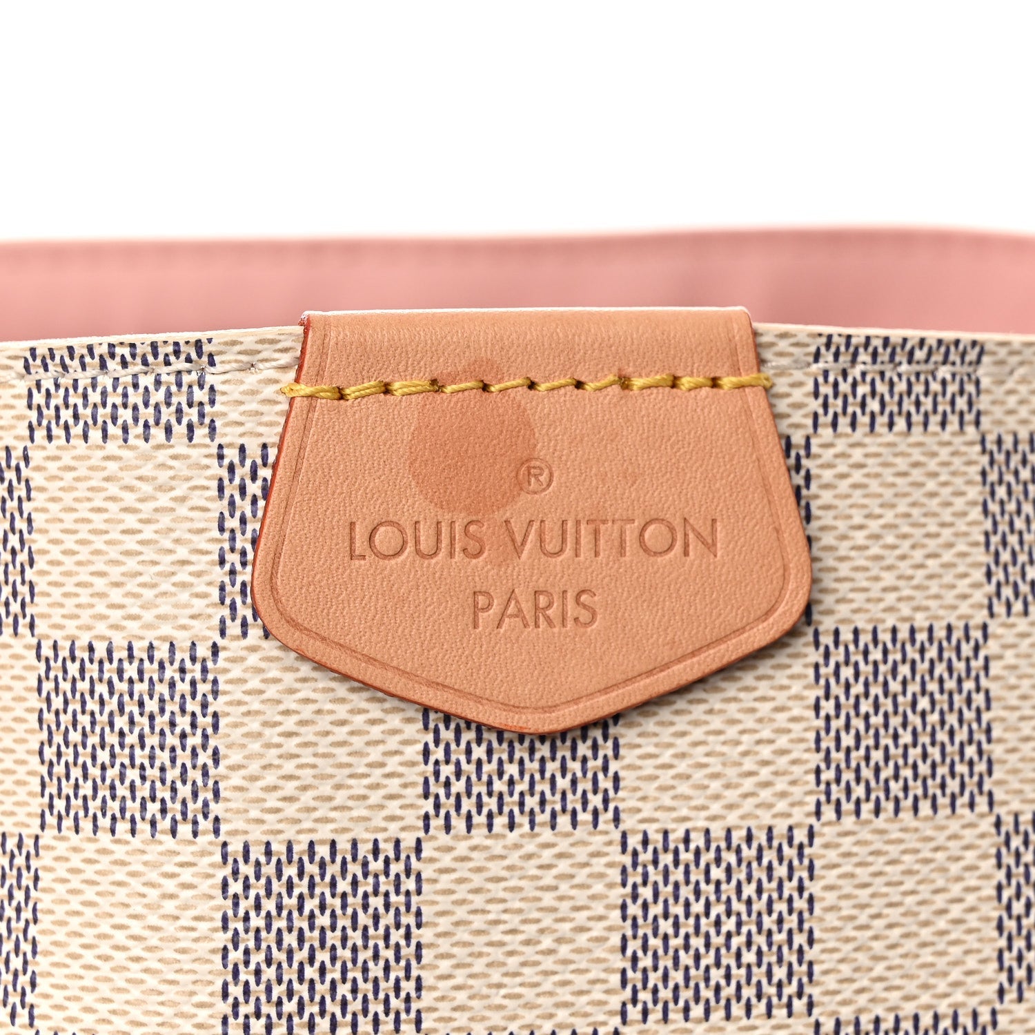 Damier Azur Graceful PM Rose Ballerine