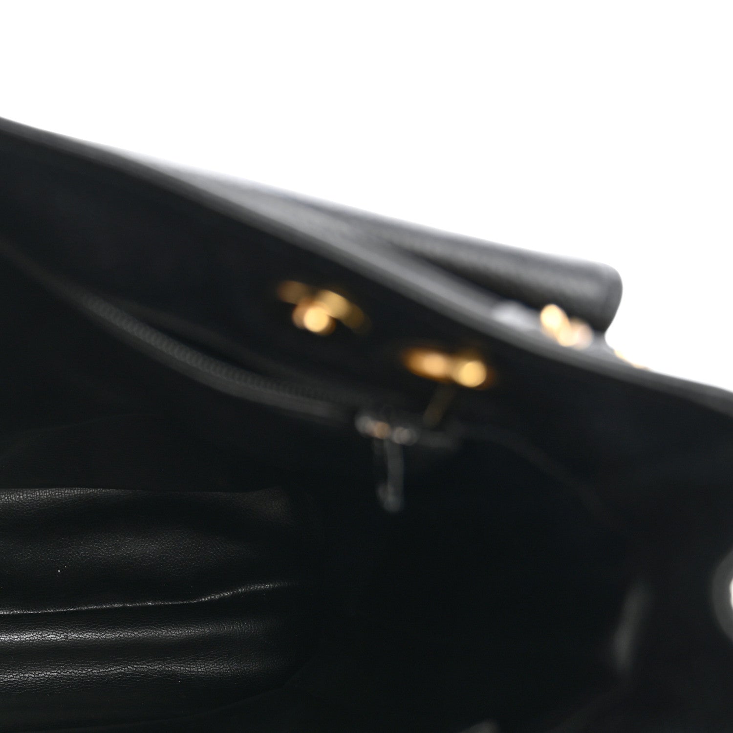 Caviar CC Flap Shoulder Bag Black