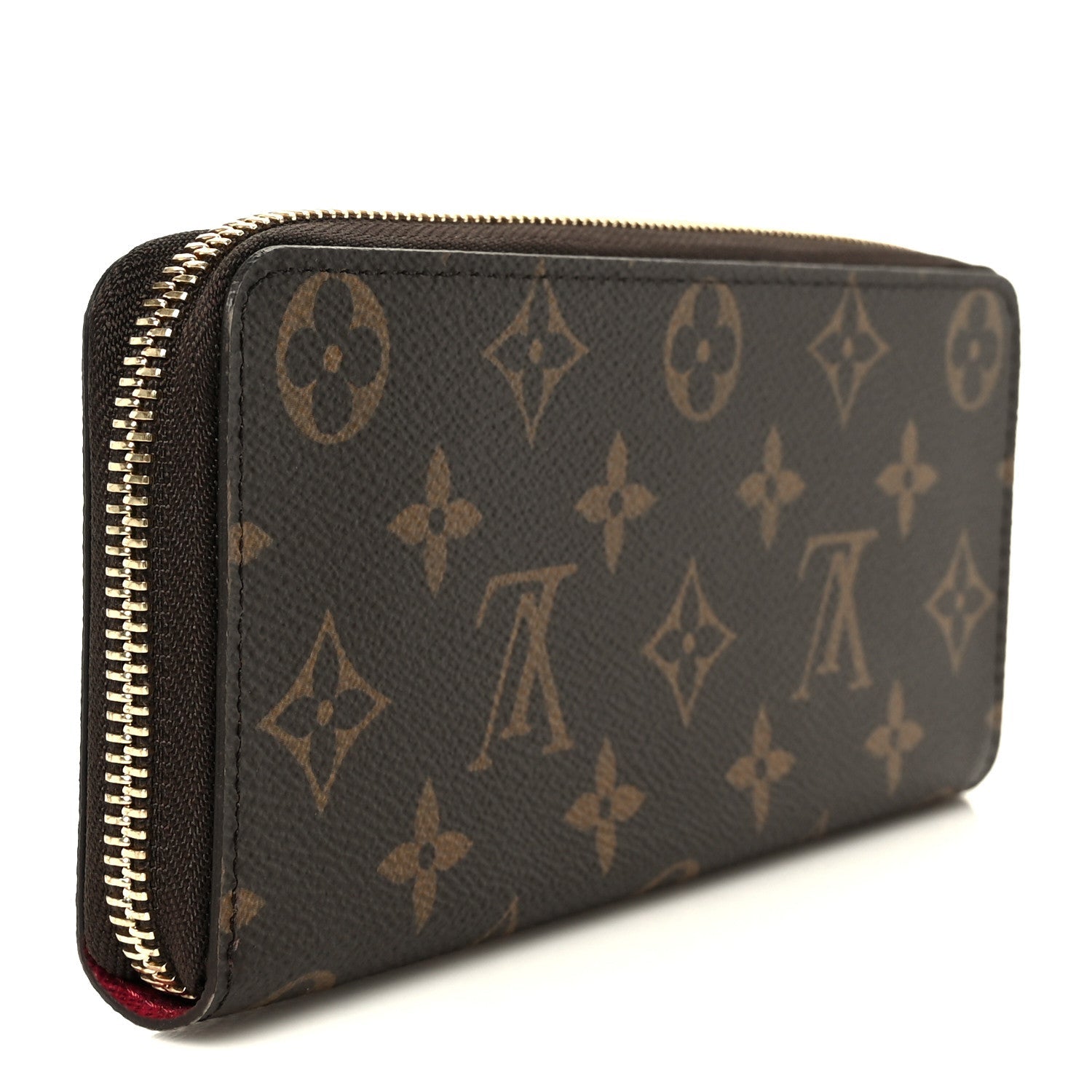 Monogram Clemence Wallet Fuchsia