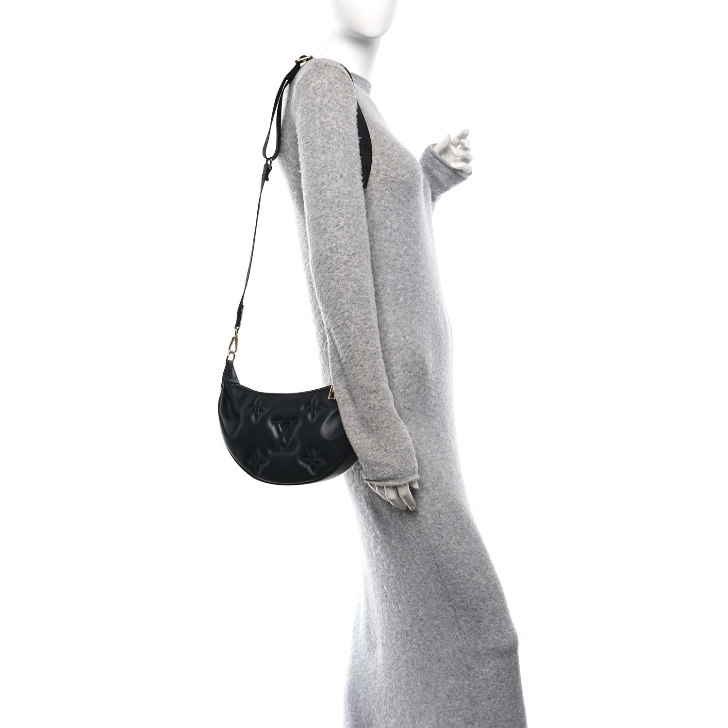 Calfskin Bubblegram Over The Moon Black
