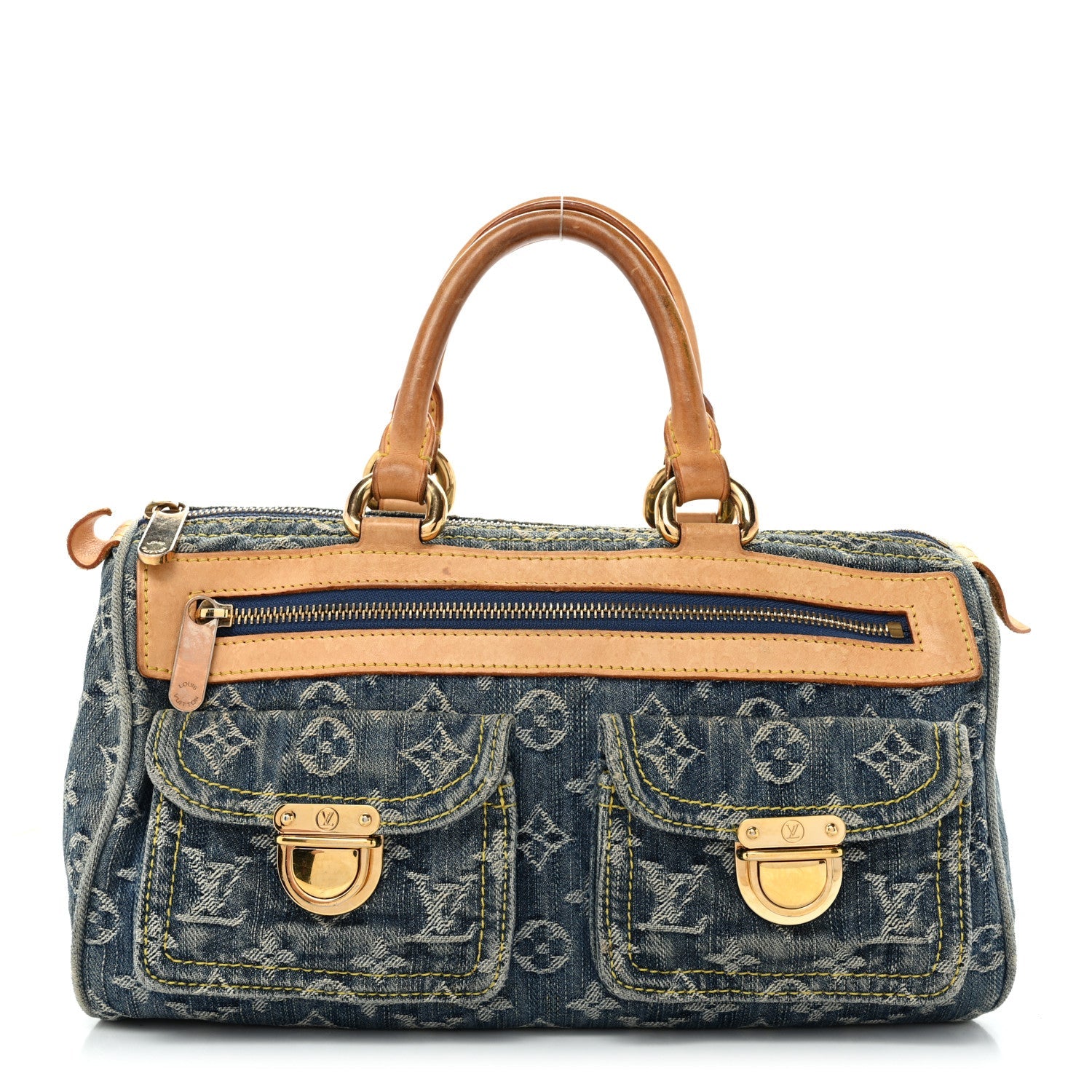 Monogram Denim Neo Speedy Blue