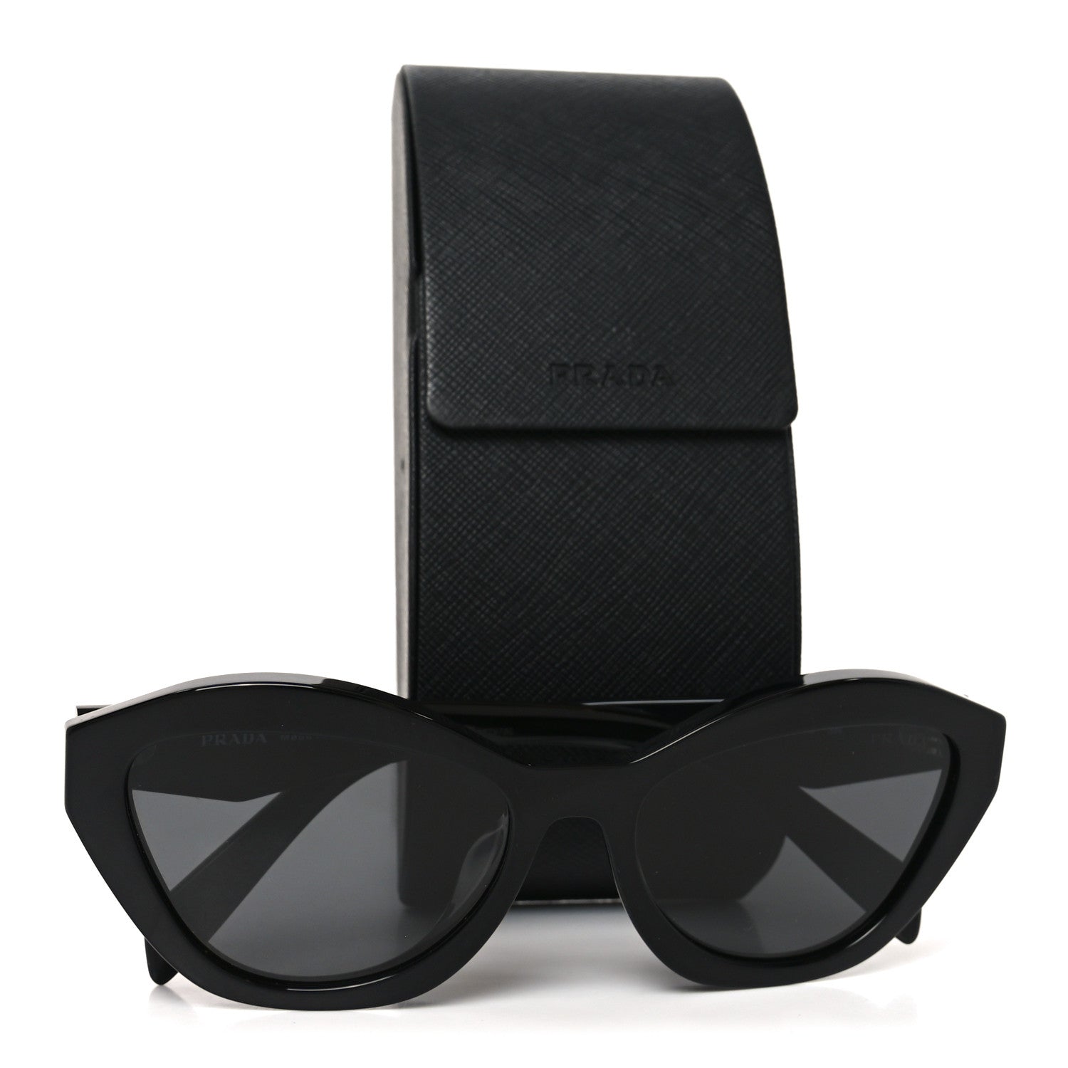 Acetate Logo Sunglasses SPR A02-F Black