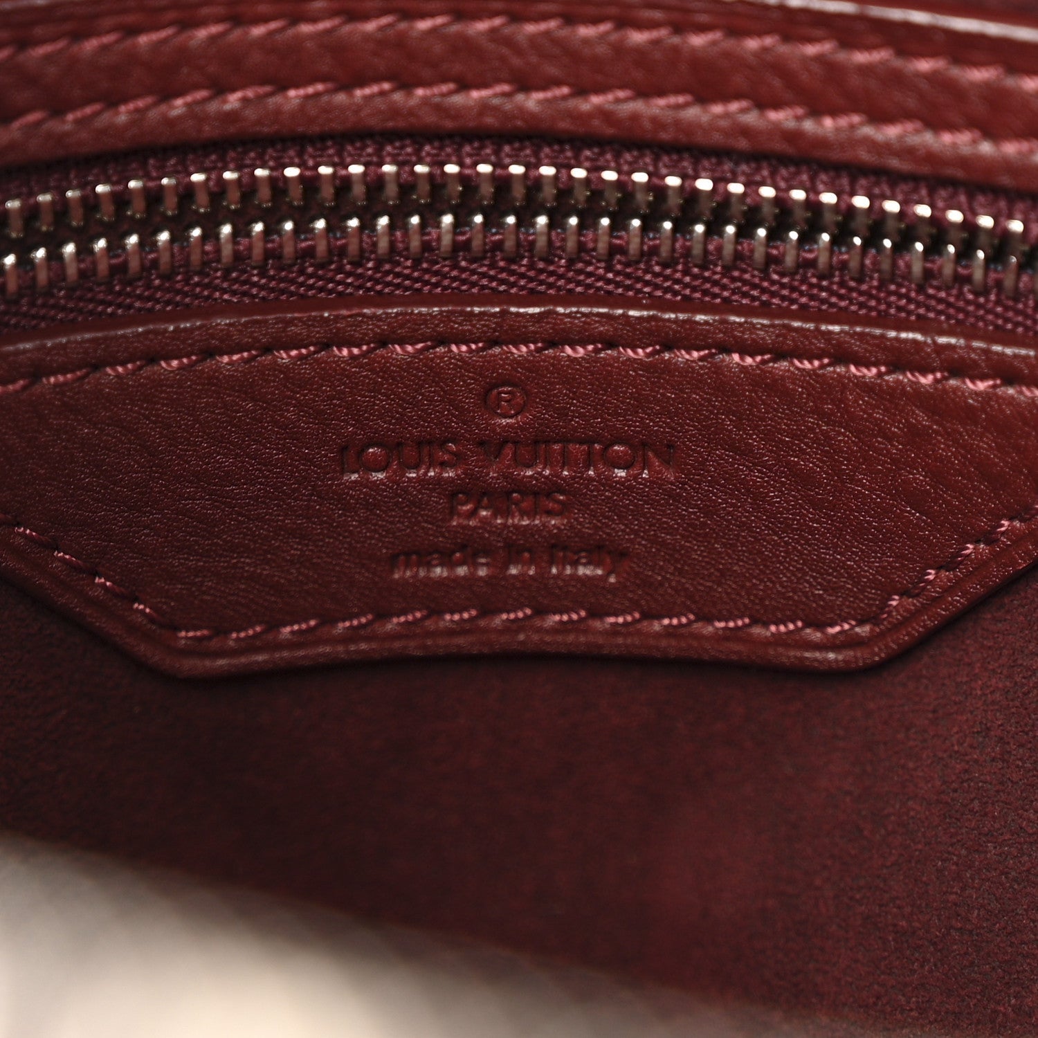 Monogram Lambskin Antheia Ixia MM Fuchsia