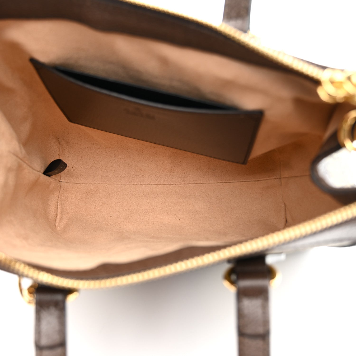 GG Supreme Monogram Textured Calfskin Web Small Ophidia Tote Bag Beige Ebony New Acero