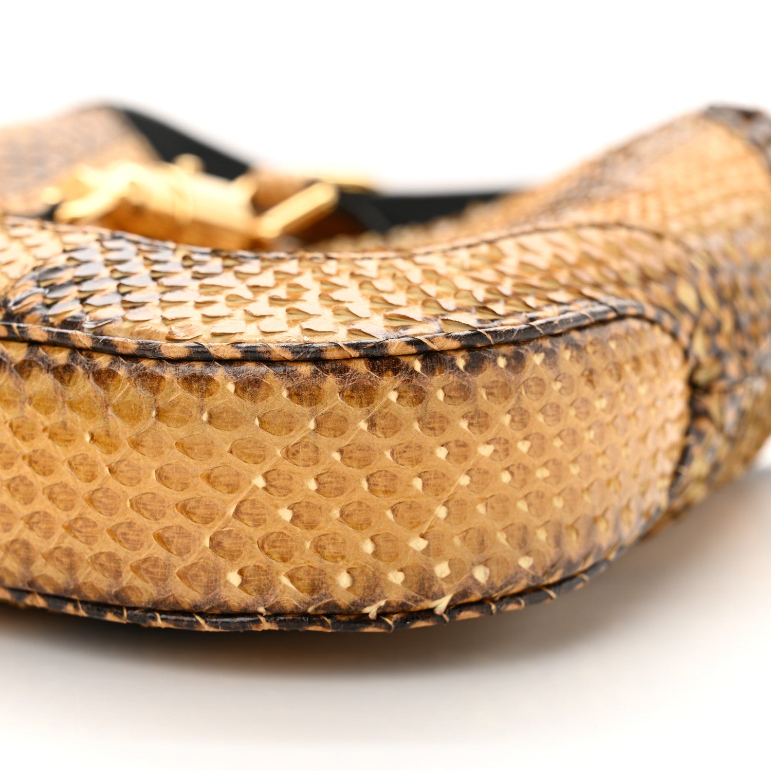 Snakeskin Small Jackie 1961 Hobo Brown