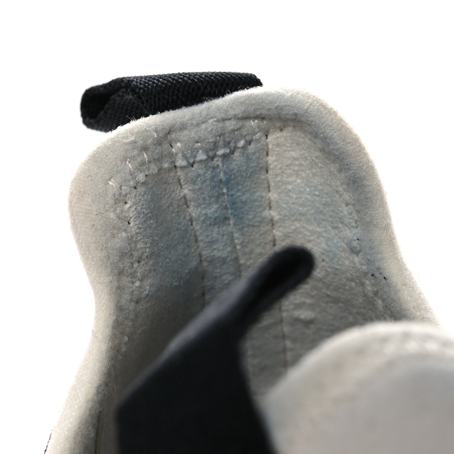 Velvet Calfskin Mixed Fibers CC Sneakers 36 Ivory Black