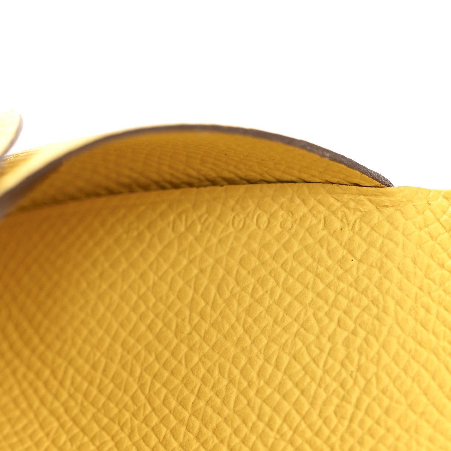 Epsom Calvi Duo Card Case Jaune De Naples