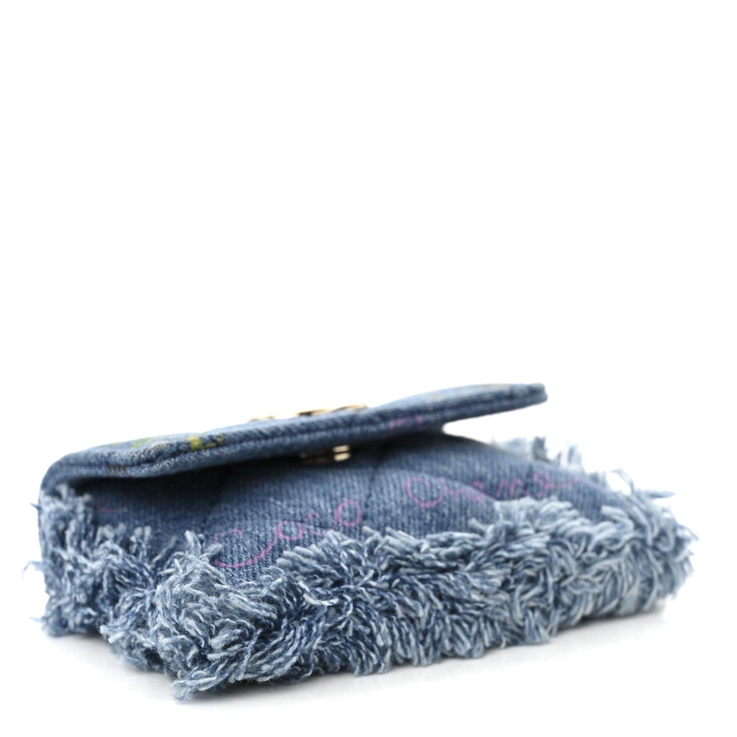 Denim Quilted Denim Mood Belt Bag Blue Multicolor