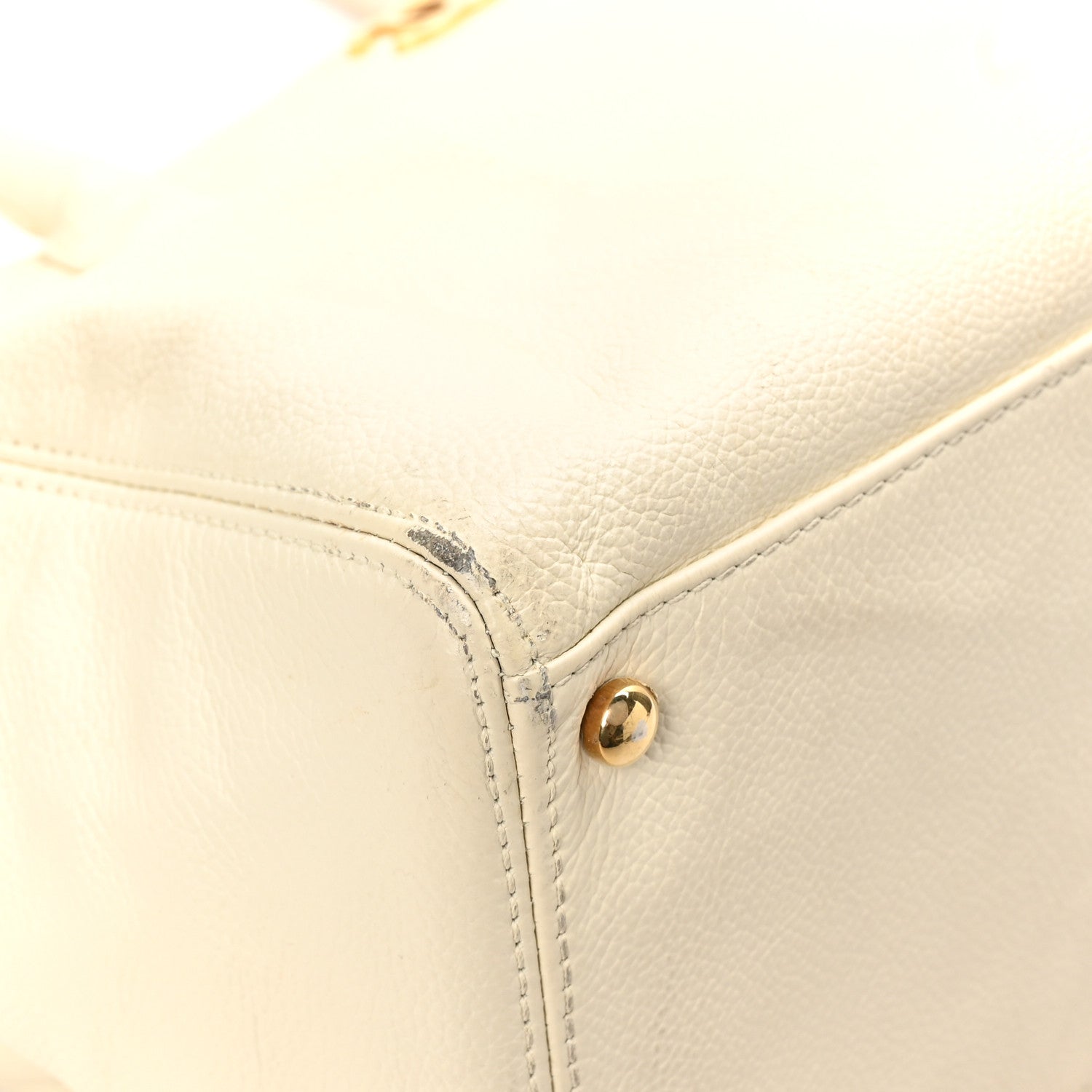 Caviar Cerf Executive Shopper Tote White