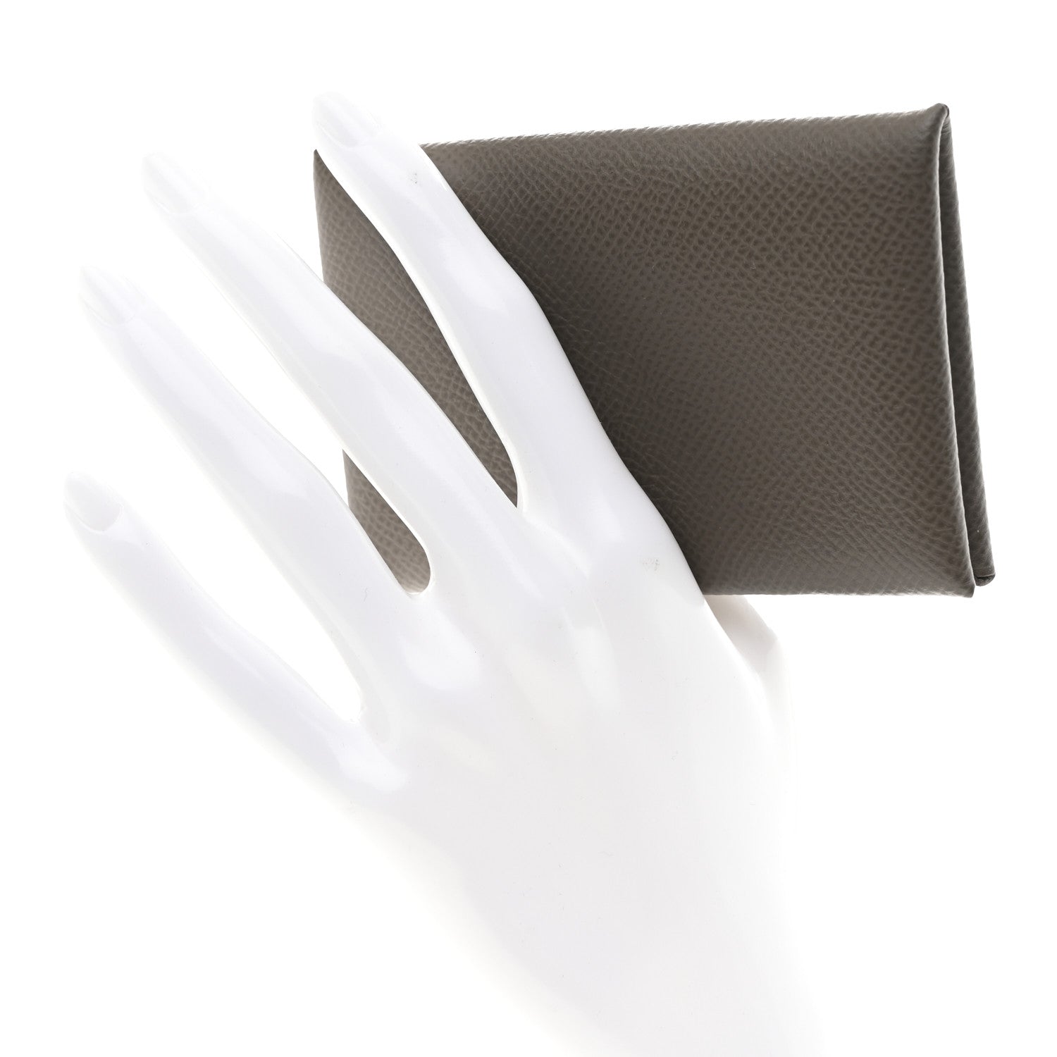Epsom Verso Calvi Card Case Etain Vert Criquet