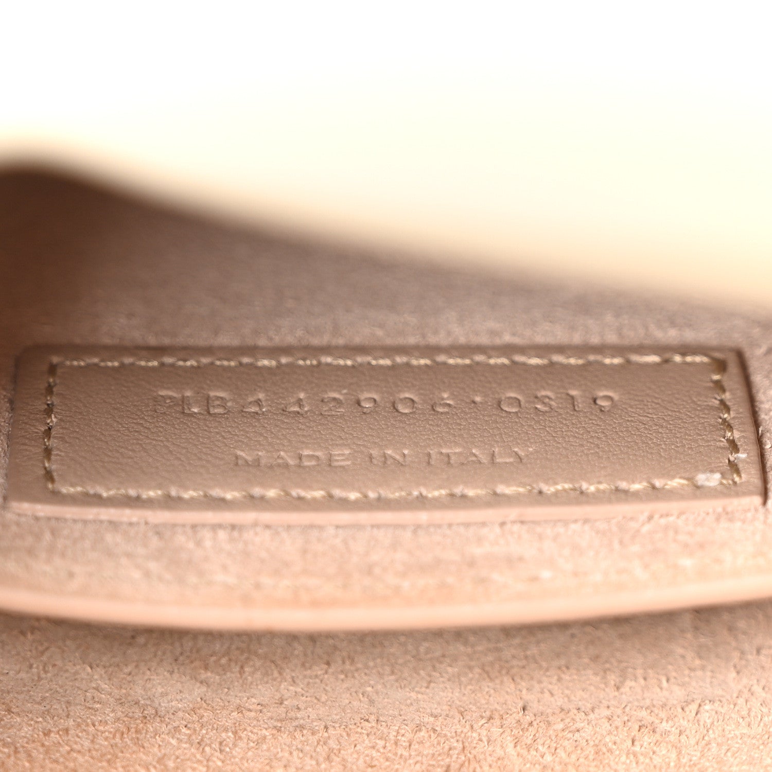 Calfskin Medium Monogram Sunset Crema Soft