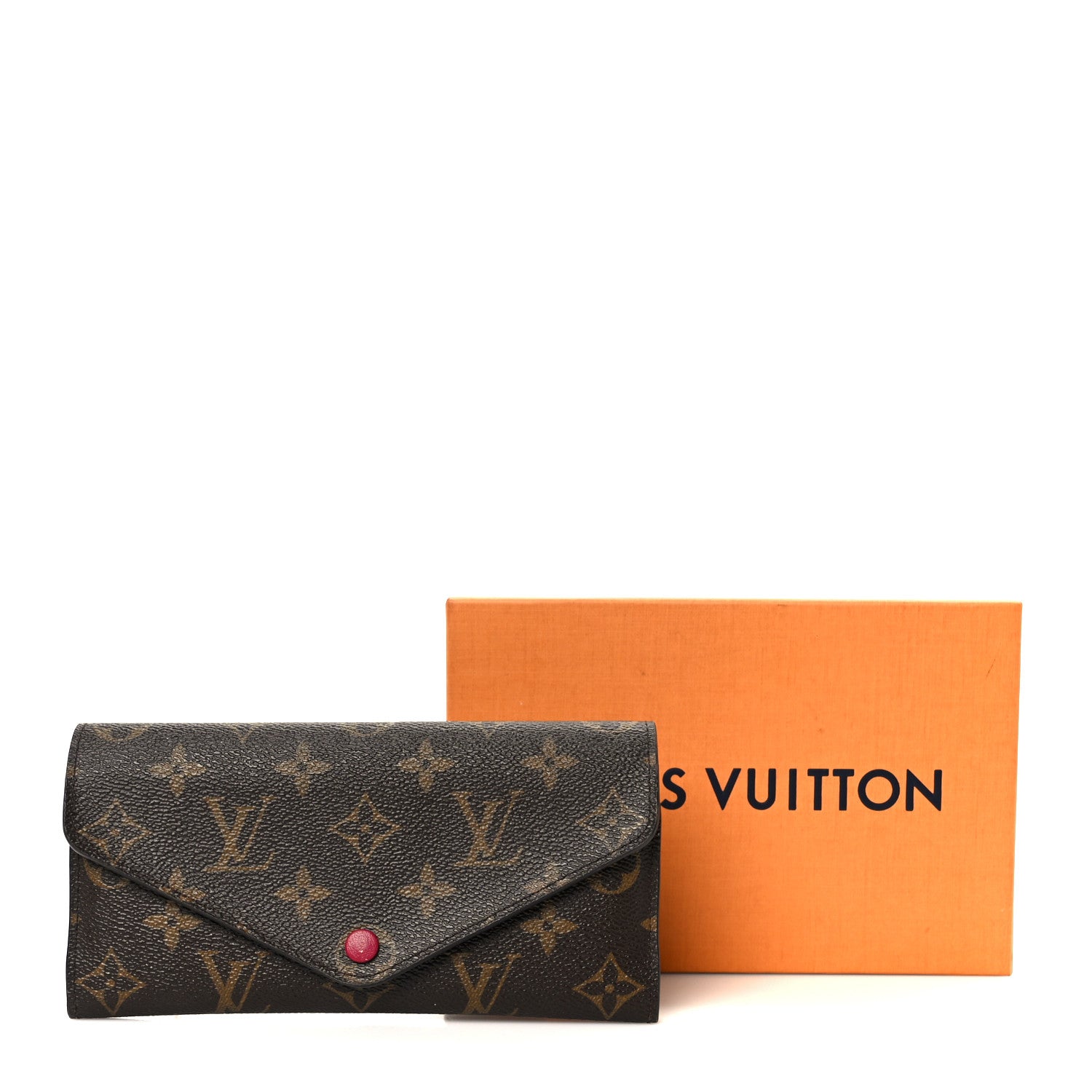Monogram Josephine Wallet Fuchsia