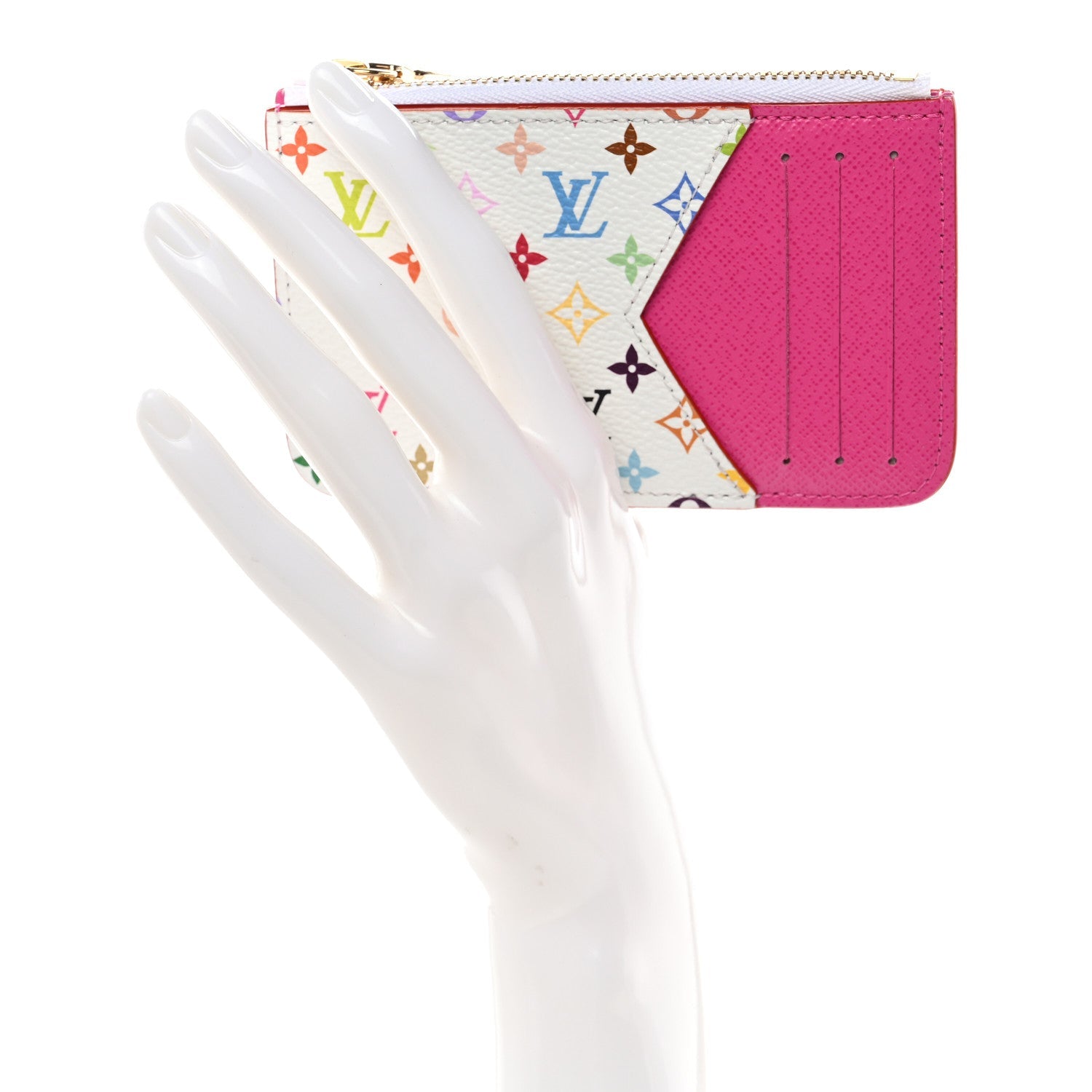 LV X TM Monogram Romy Card Holder Kawaii Pink