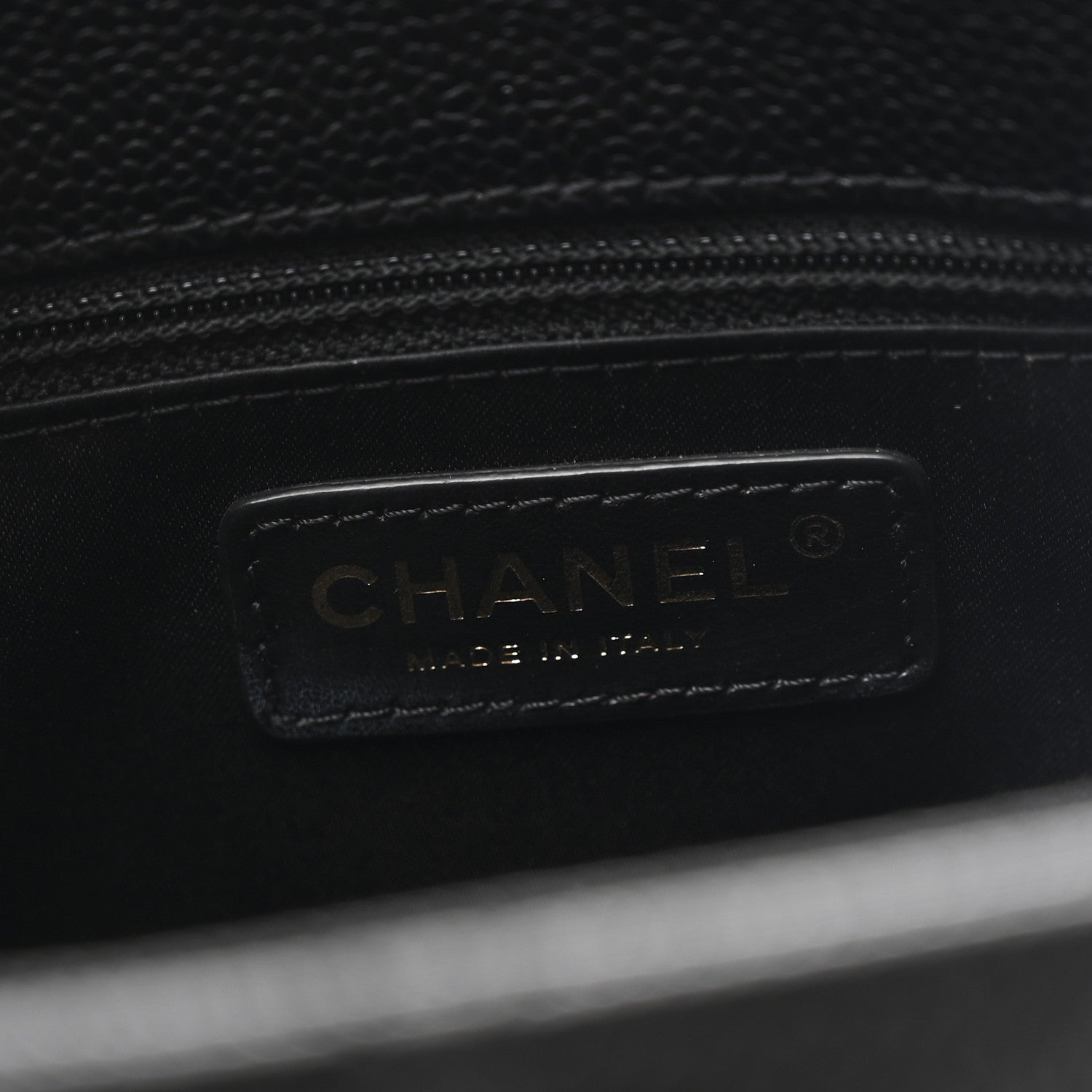 Caviar Quilted Grand Shopping Tote GST Black