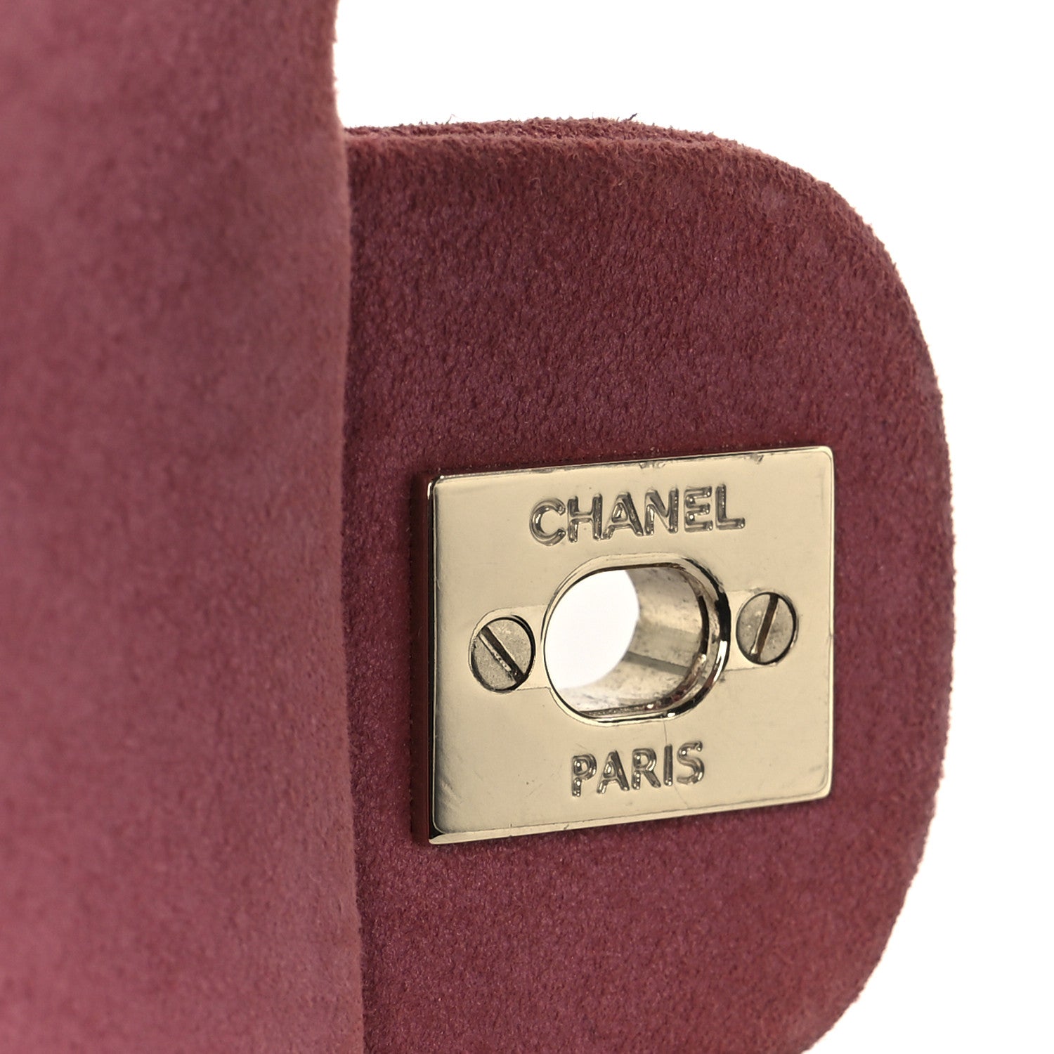 Metallic Goatskin Strass Small Flap Bag Pink