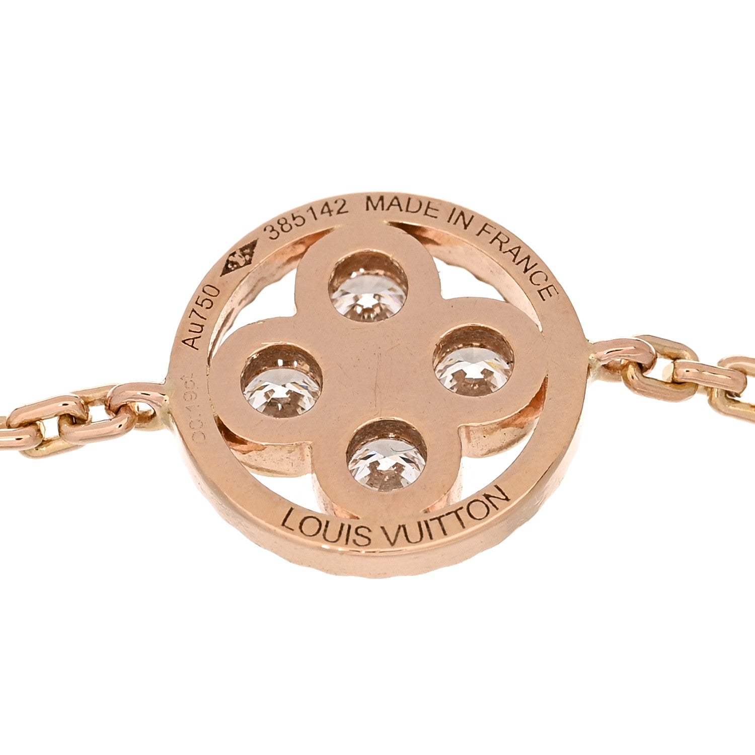 18K Pink Gold Diamond Sun Blossom Bracelet