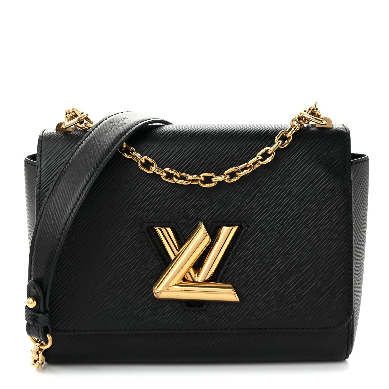Epi Twist Shoulder Bag MM Black