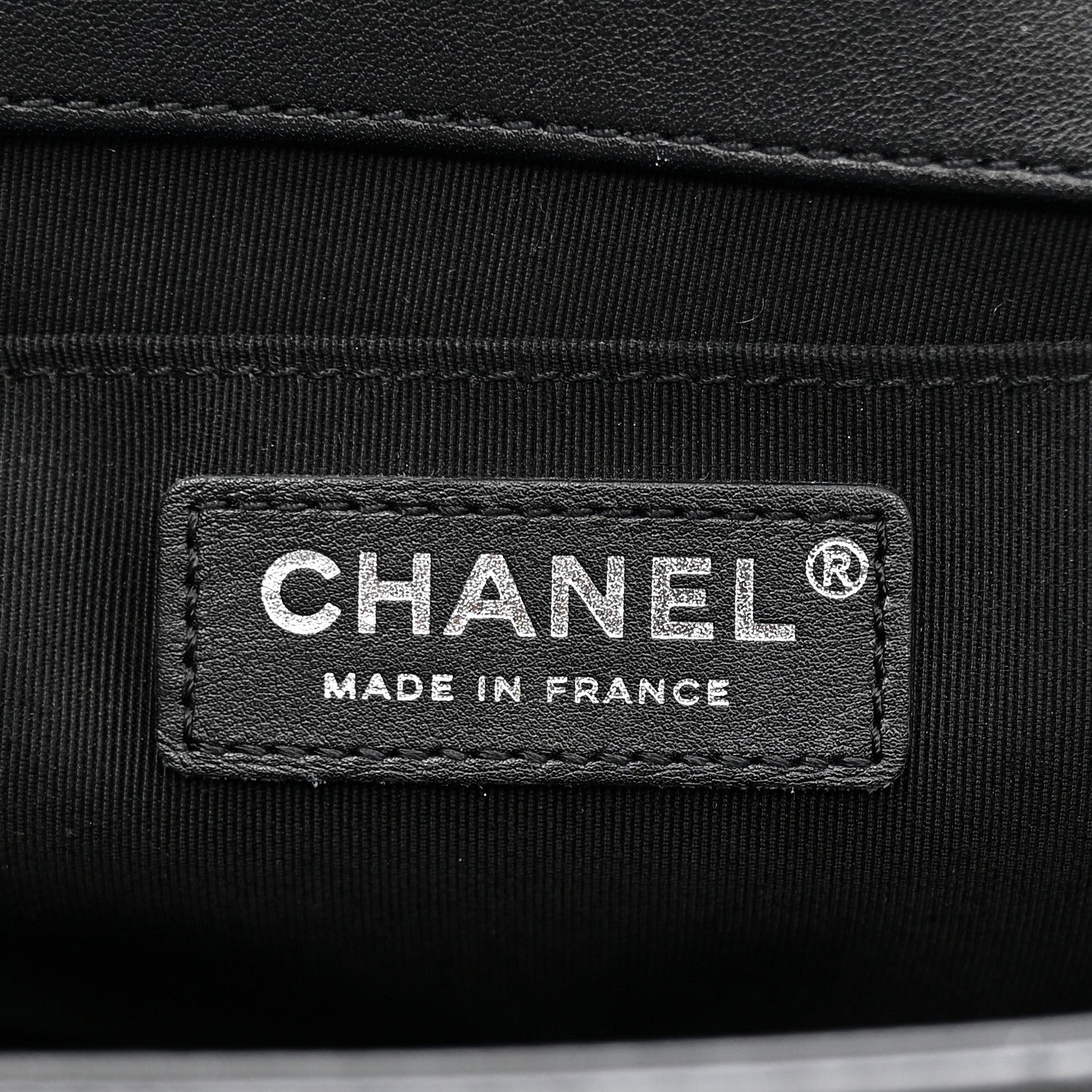 Lambskin Quilted Medium Boy Flap Black
