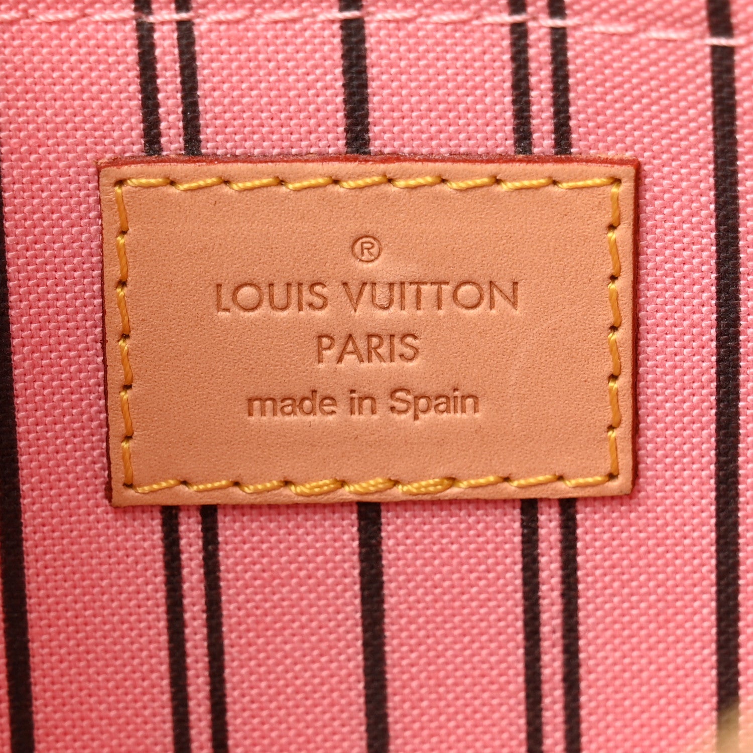 Monogram Neverfull MM GM Pochette Rose Ballerine