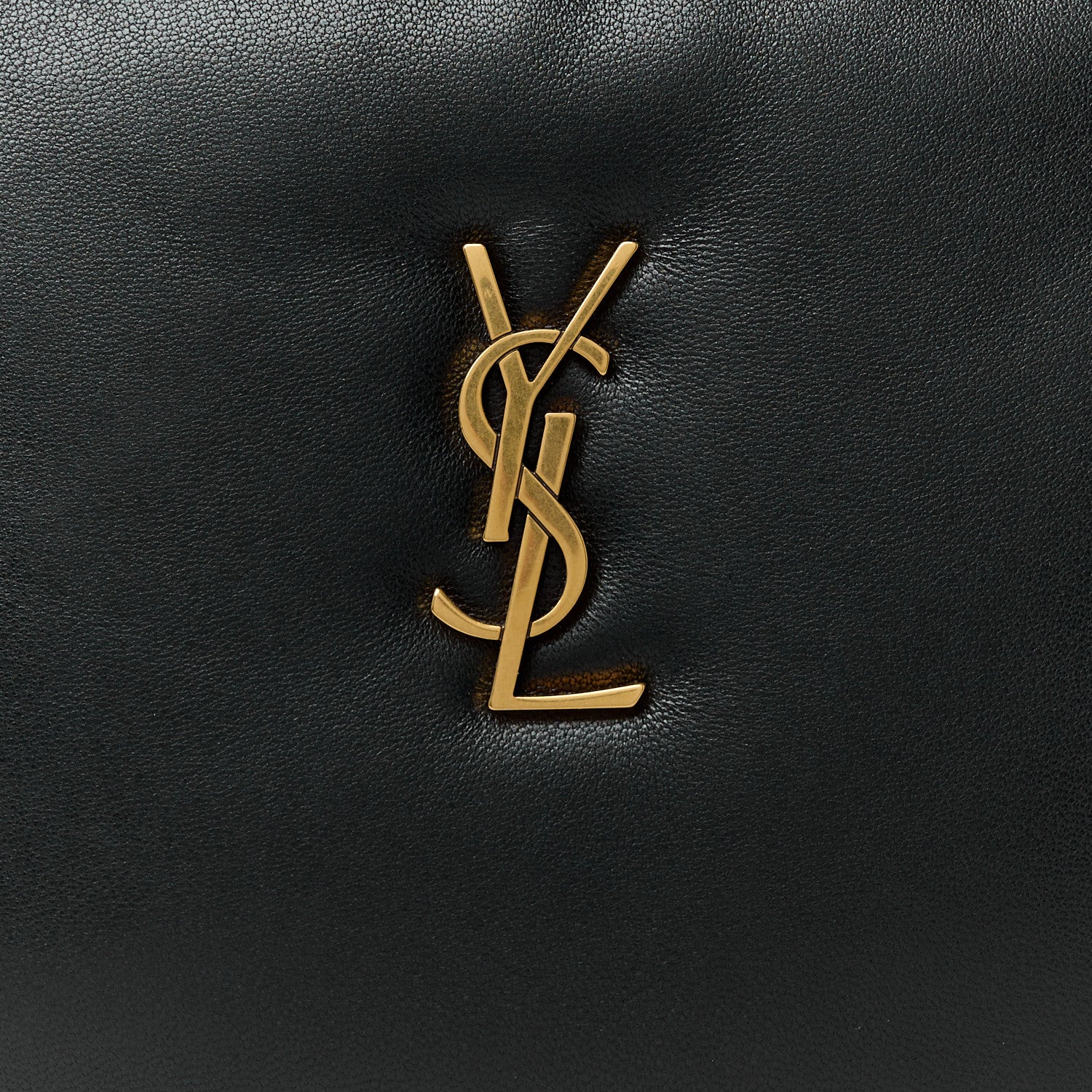 Lambskin Small Calypso Pouch Black