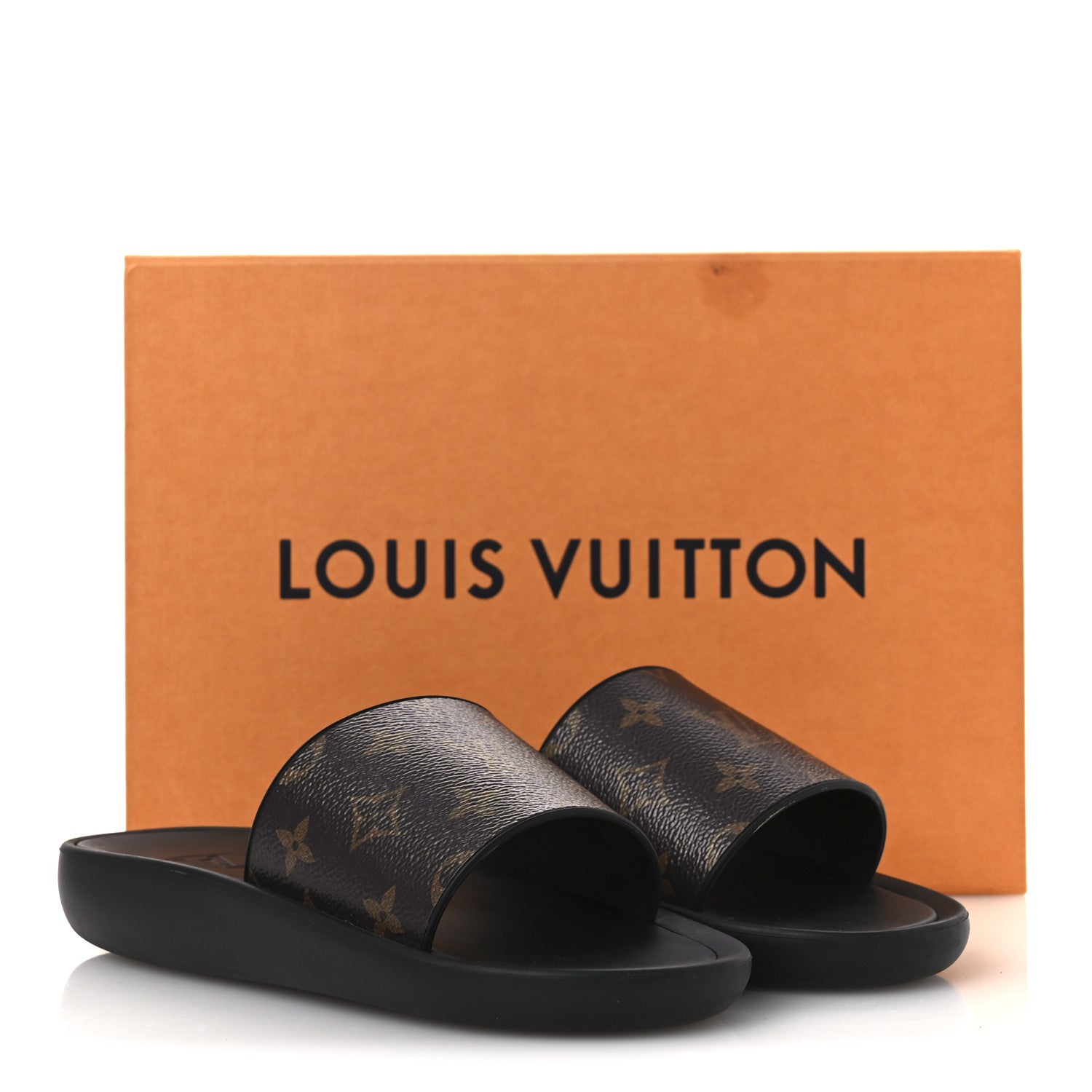 Monogram Sunbath Slide Sandals 38