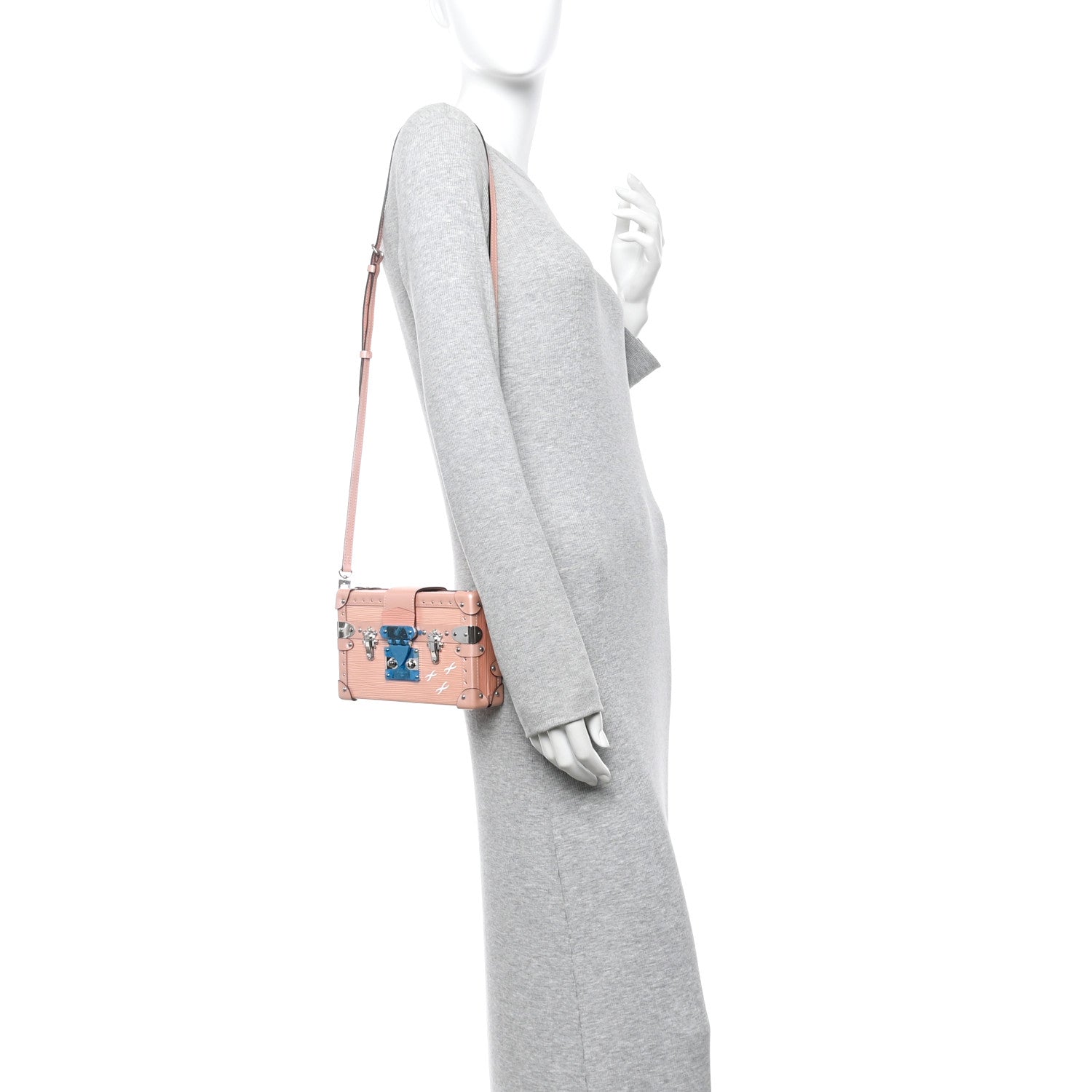 Epi Petite Malle Rose Nacre