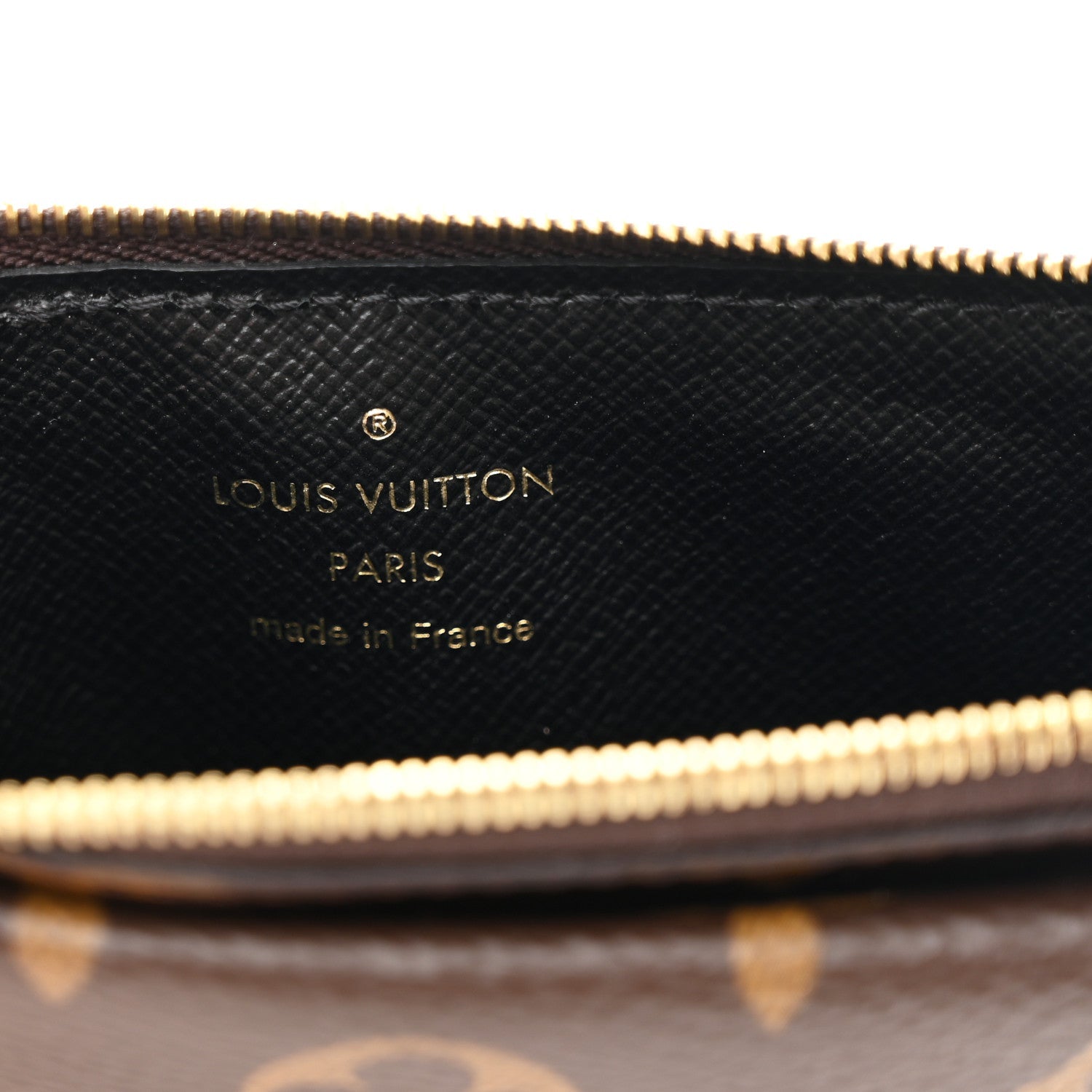 Monogram Recto Verso Card Holder Black