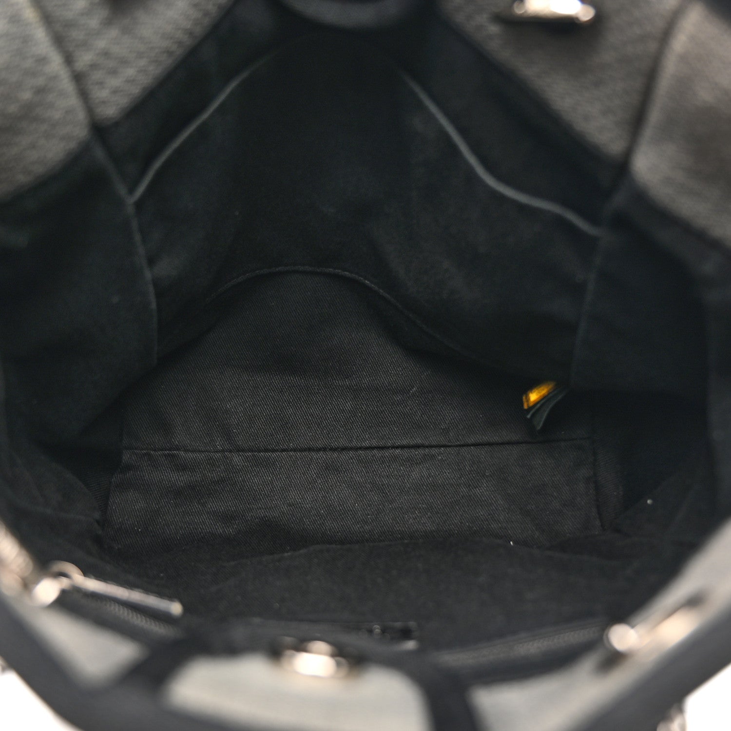 Canvas Mini Deauville Tote Dark Grey