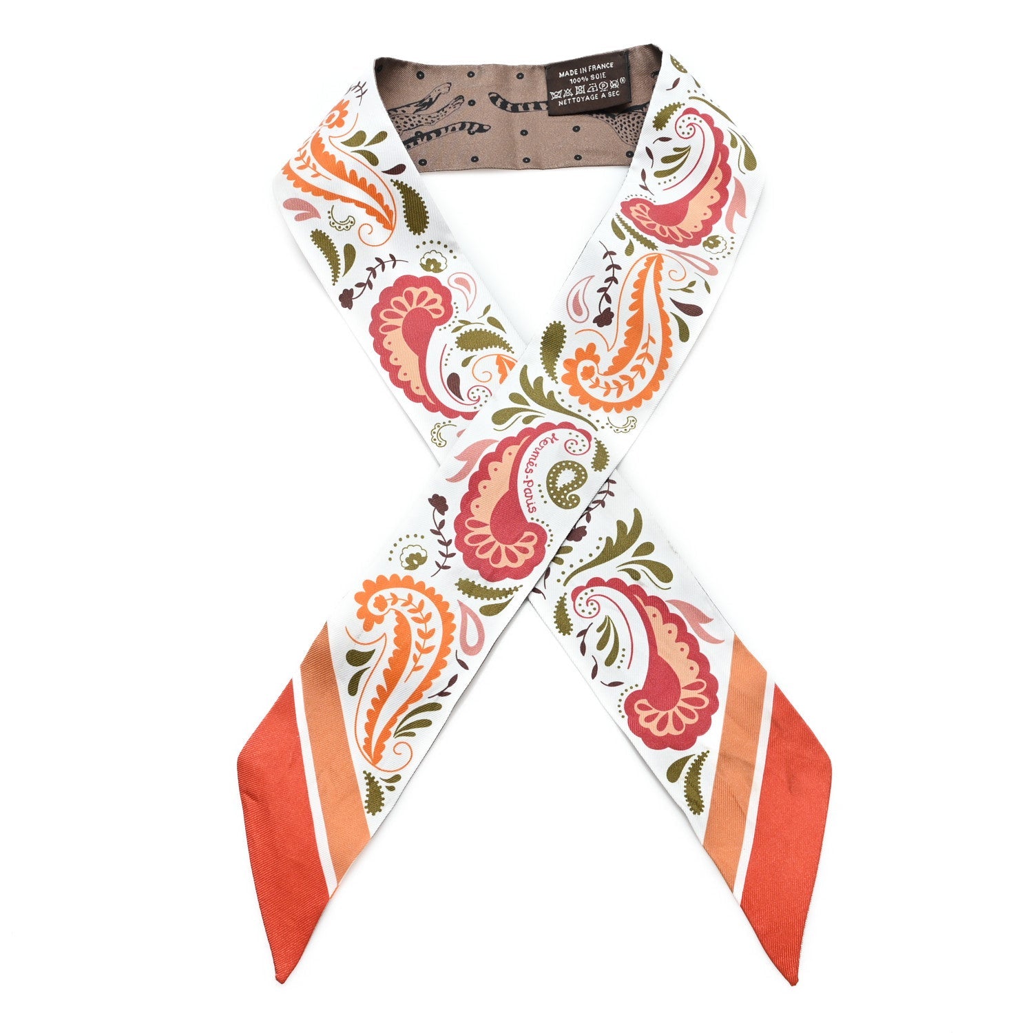 Silk Guepards Bandana Twilly
