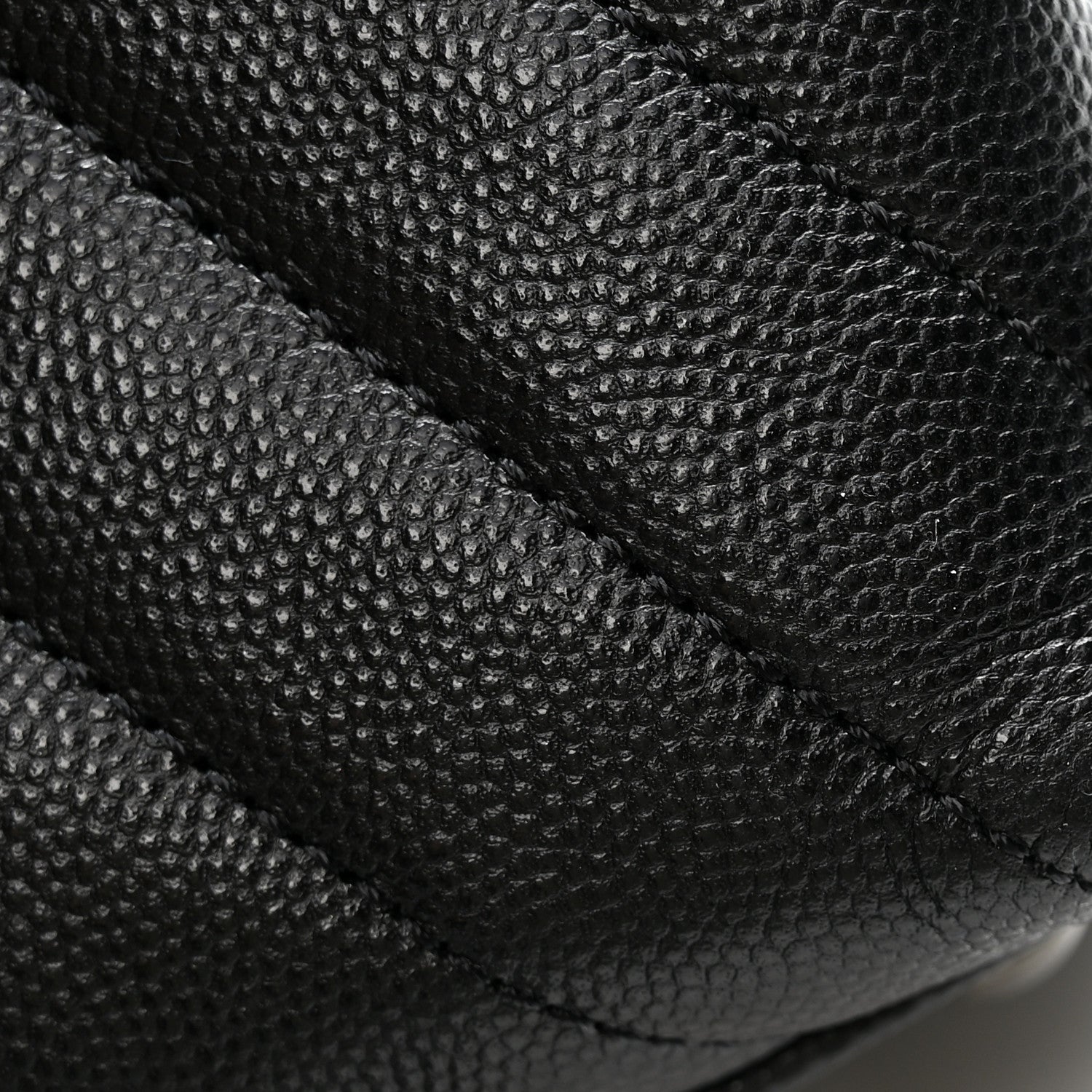 Caviar Chevron Quilted Small Coco Handle Flap So Black