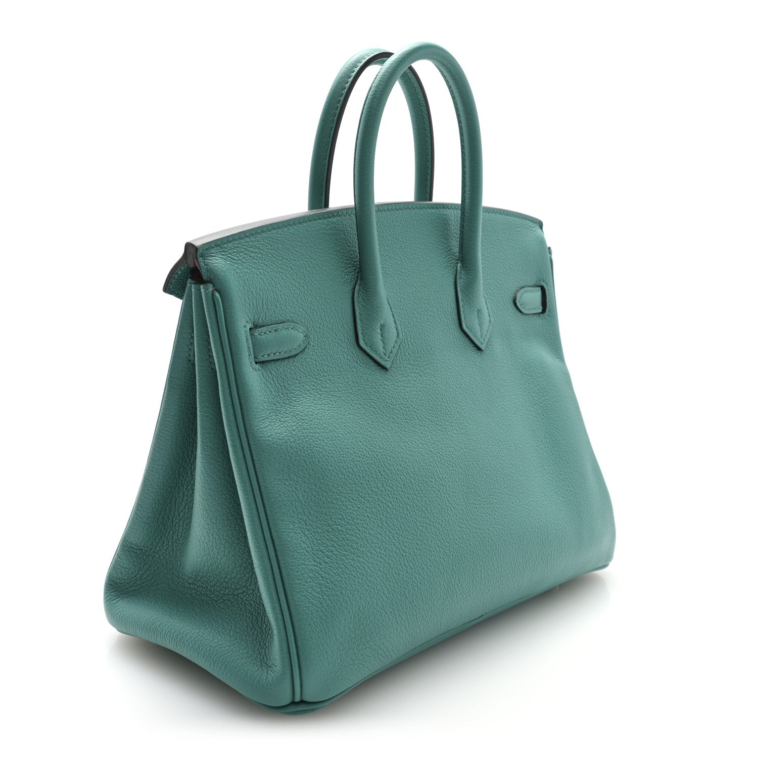 Taurillon Novillo Verso Birkin 25 Vert Verone Rose Lipstick