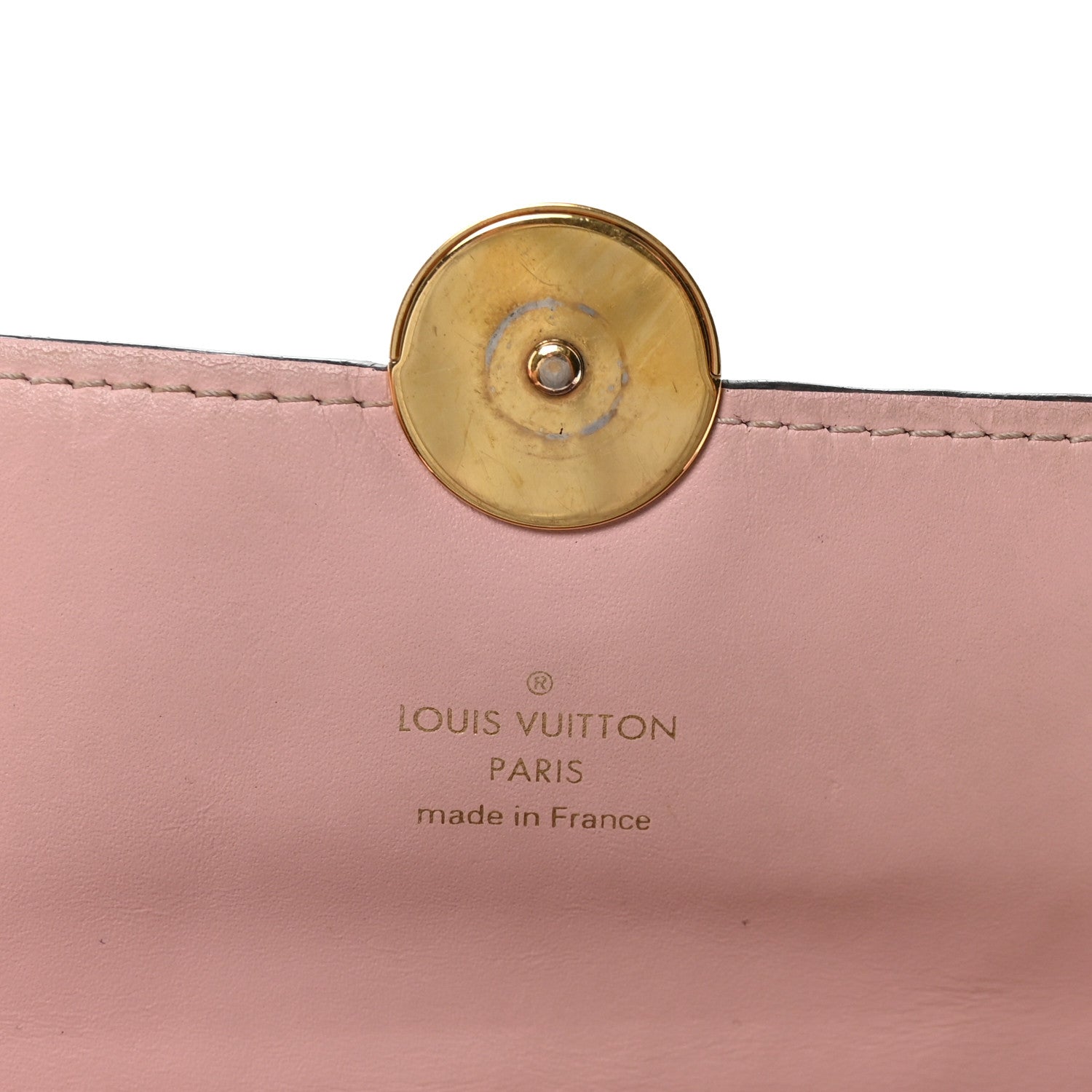 Monogram Flore Chain Wallet Rose Ballerine