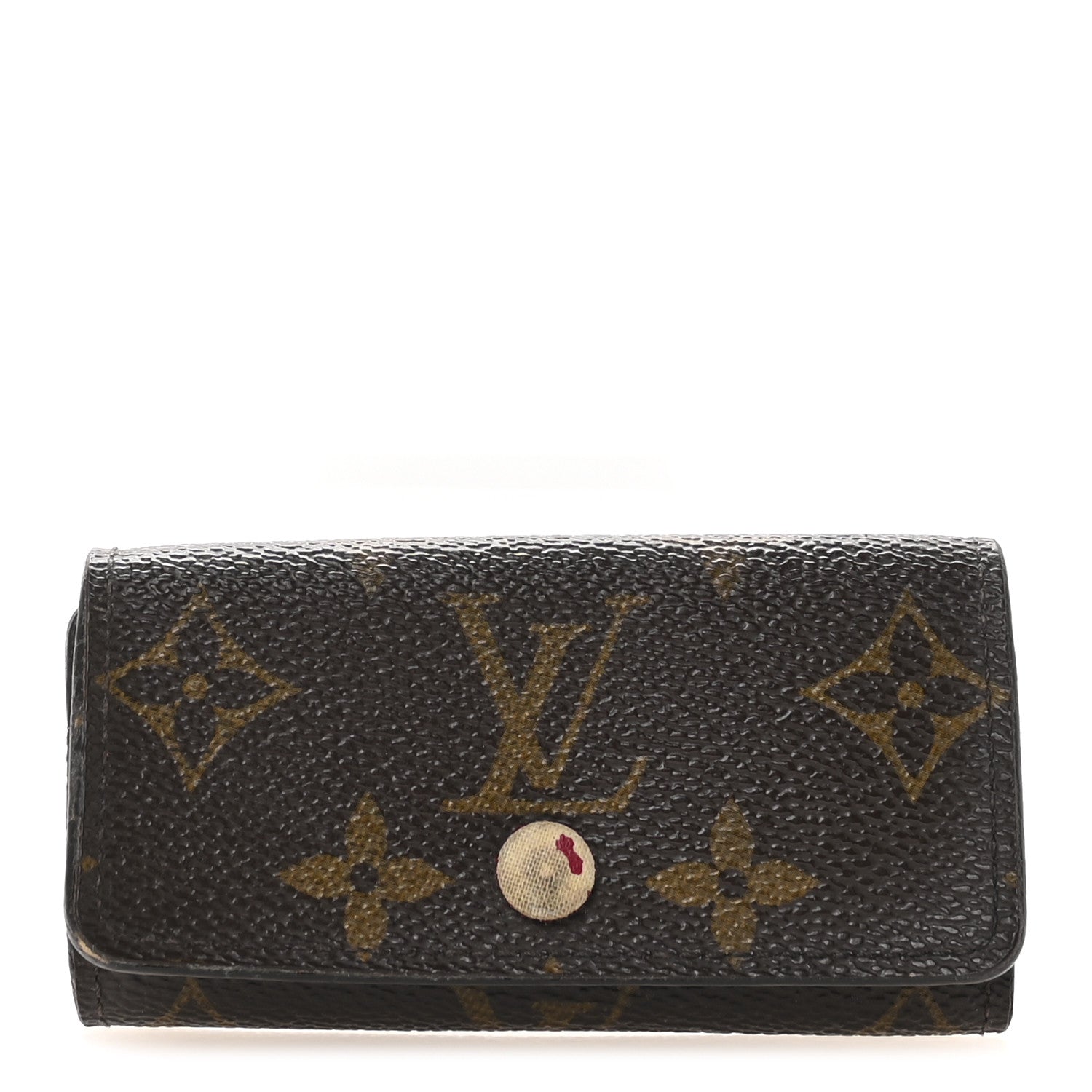 Monogram 4 Key Multicles Holder Fuchsia