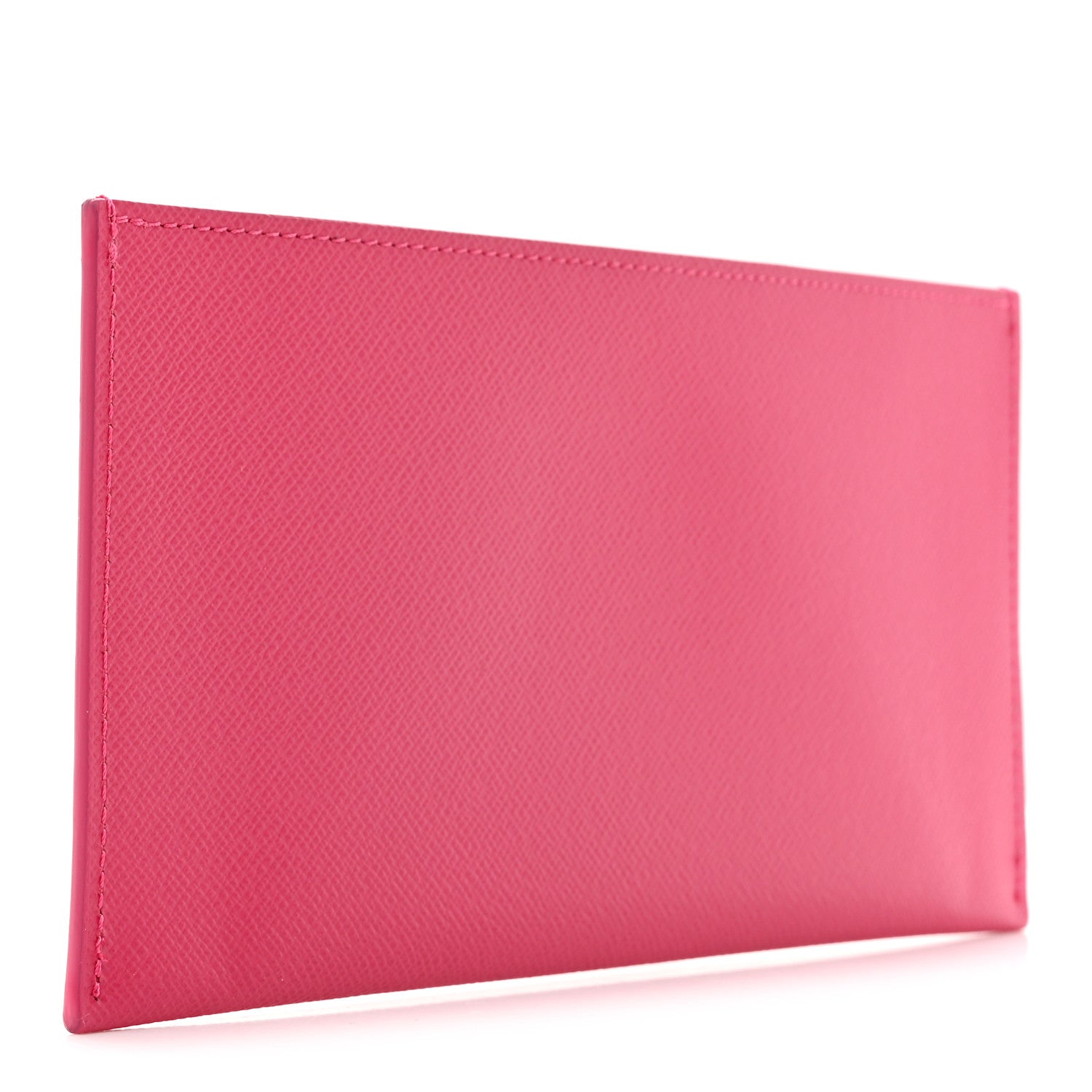 Calfskin Felicie Card Holder Insert Fuchsia
