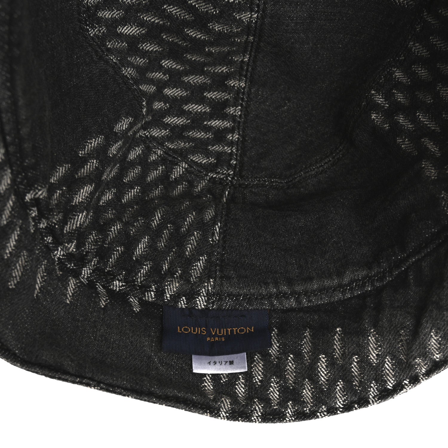x NIGO Monogram Giant Denim Giant Damier Wave Sun Hat 60 Gray