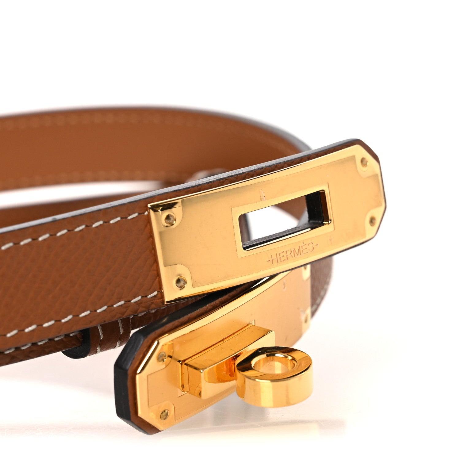 Epsom Kelly Belt Gold