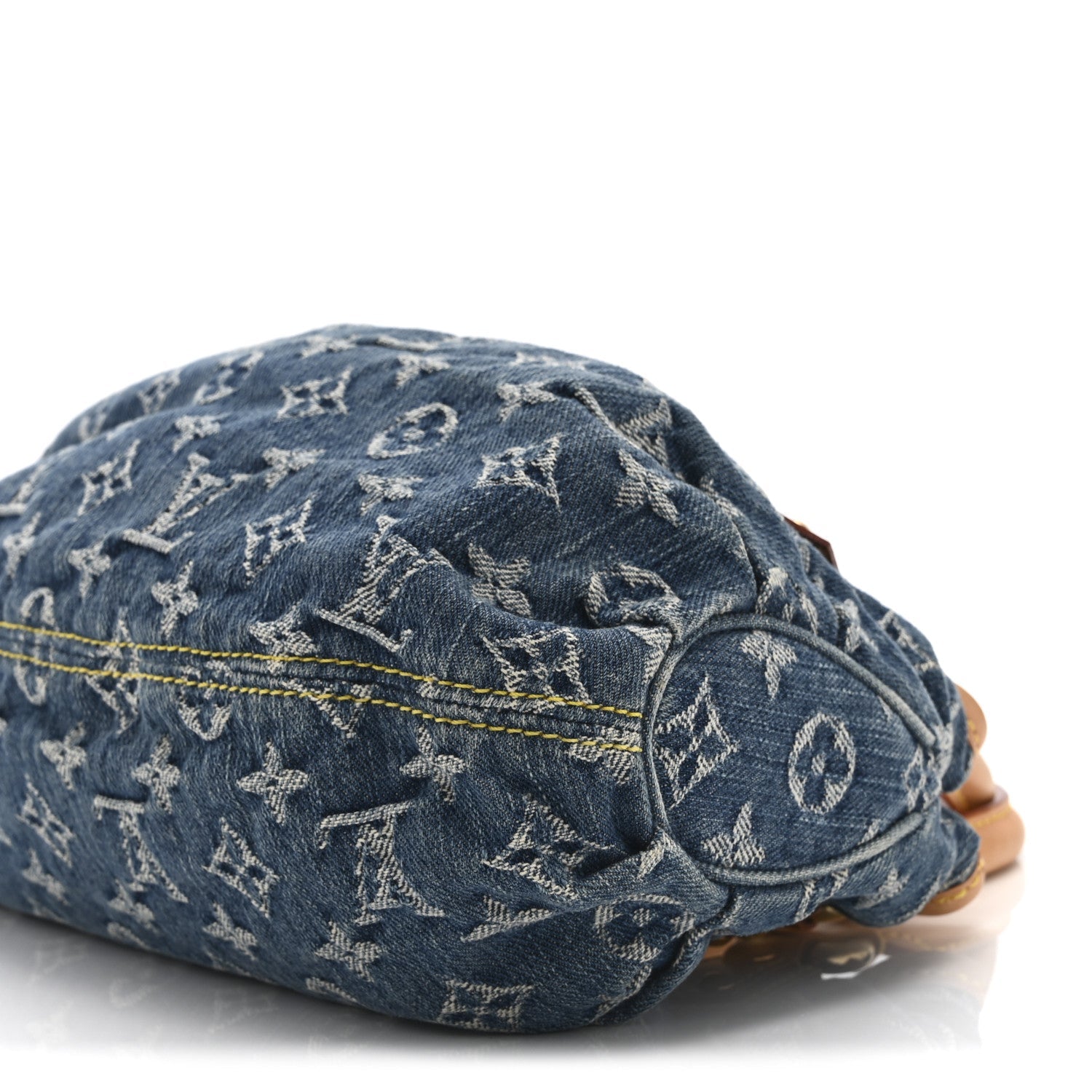 Monogram Denim Pleaty  Blue