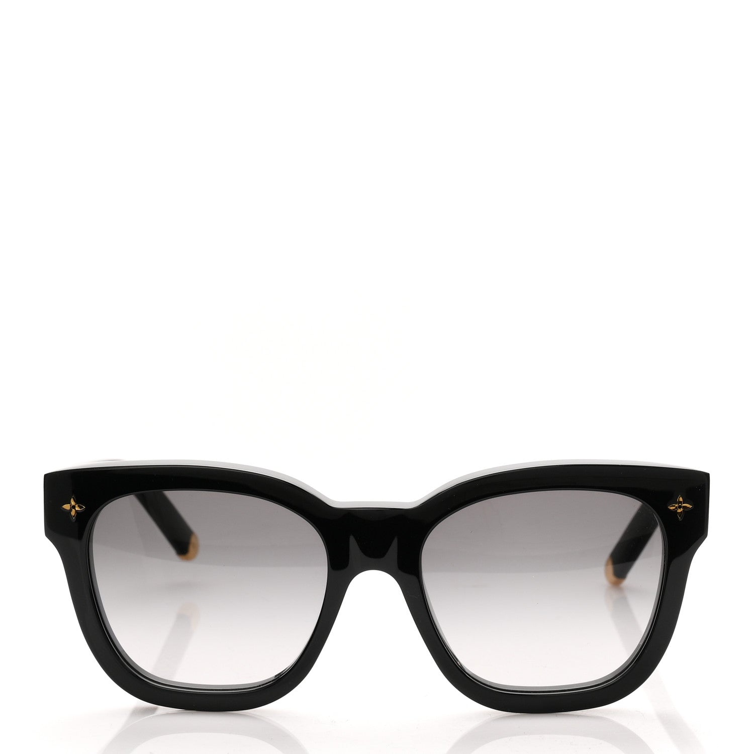 Acetate My Monogram Square Sunglasses Z1523W Black