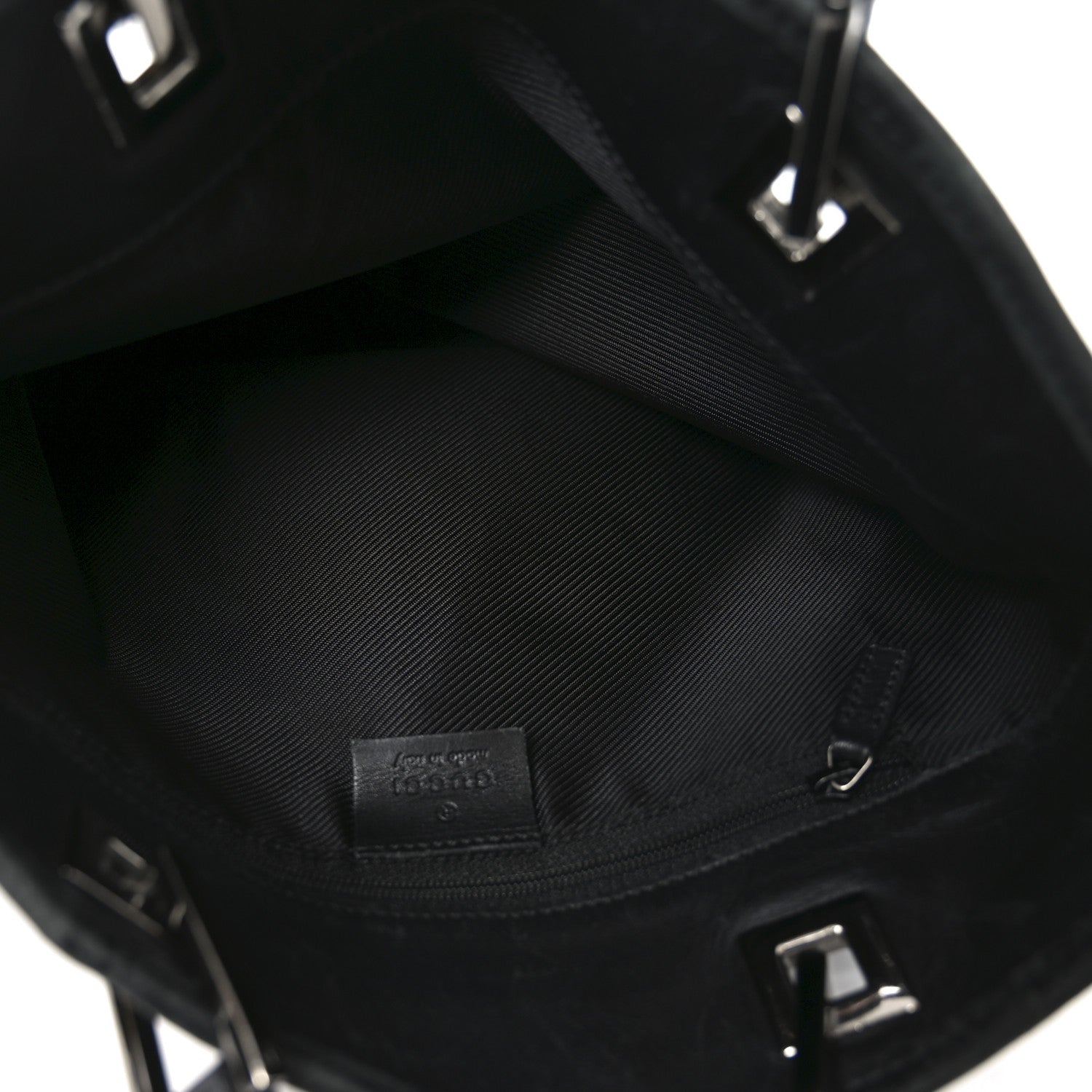 Monogram Small Bucket Tote Black