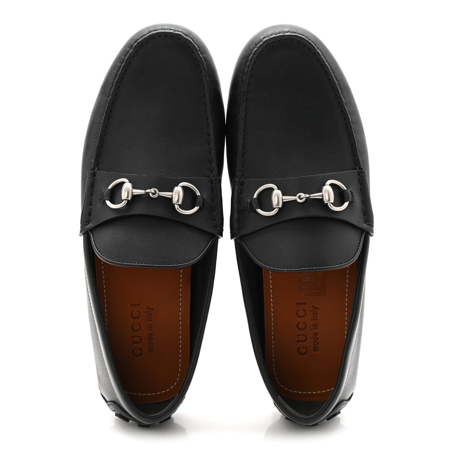 Soft Clove Calfskin Mens Horsebit Driver Loafers 9.5 Black