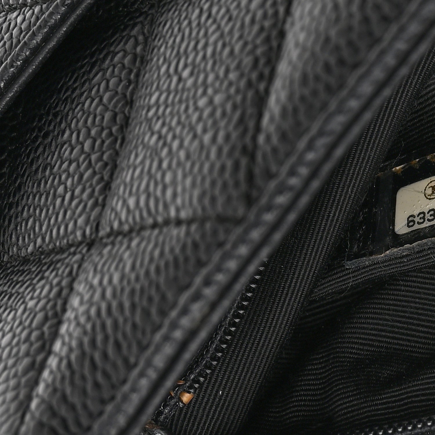Caviar Quilted Medallion Tote Black