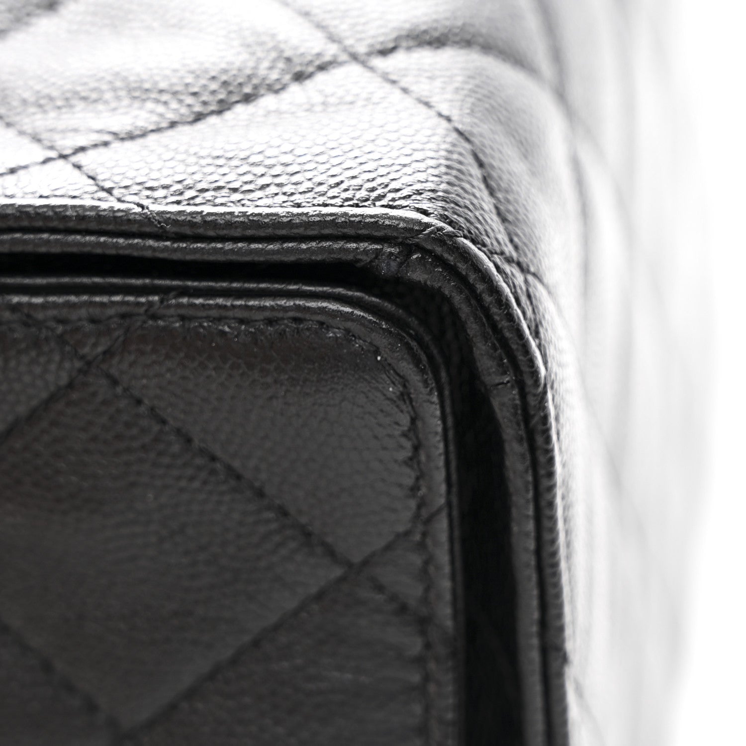 Caviar Quilted Medium Chanel 25 Handbag Black