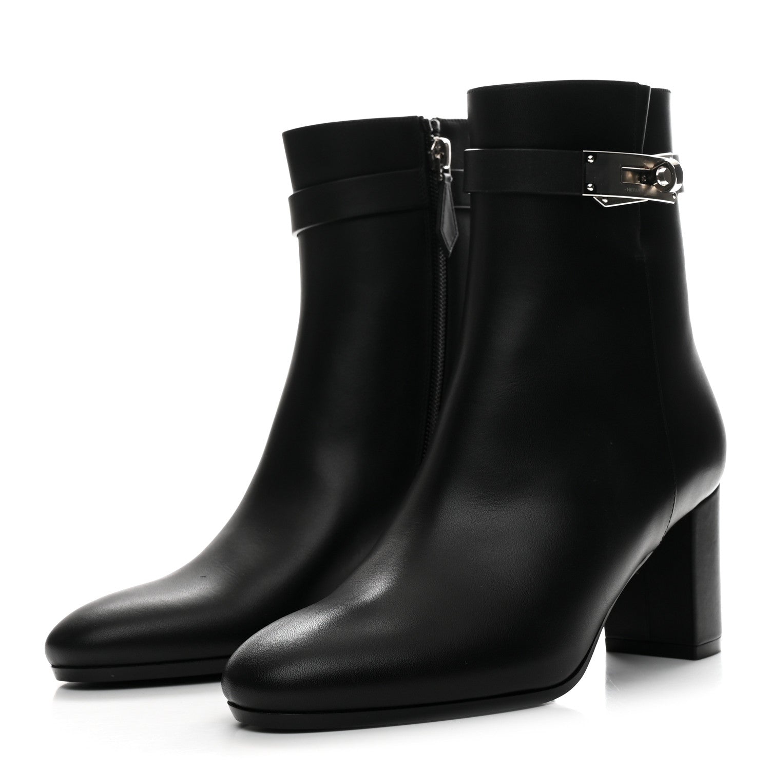 Calfskin Saint Germain Ankle Boots 35 Black