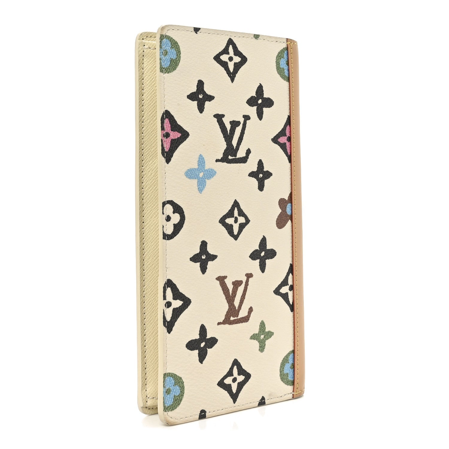 X TYLER THE CREATOR Monogram Craggy Brazza Wallet Vanilla
